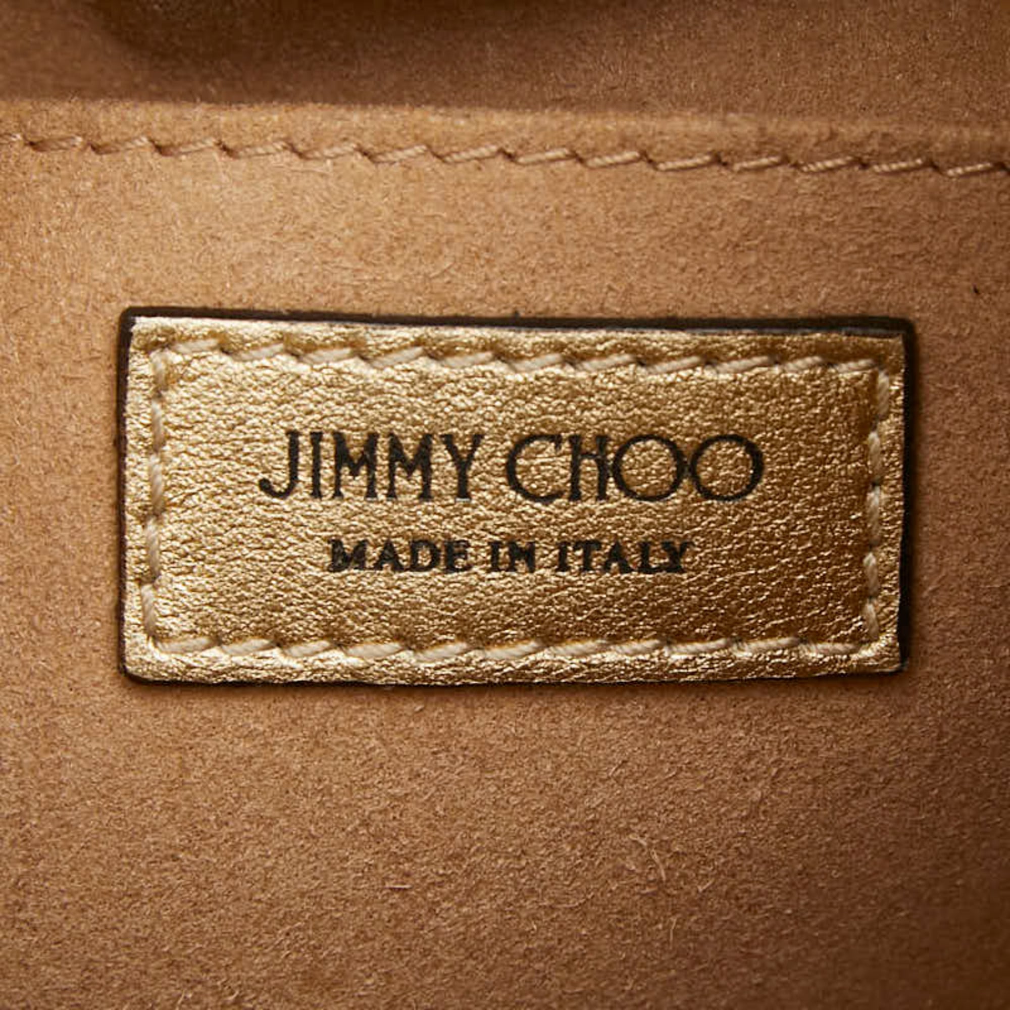 Jimmy Choo Leather Handbag Shoulder Bag (Pre-Owned)