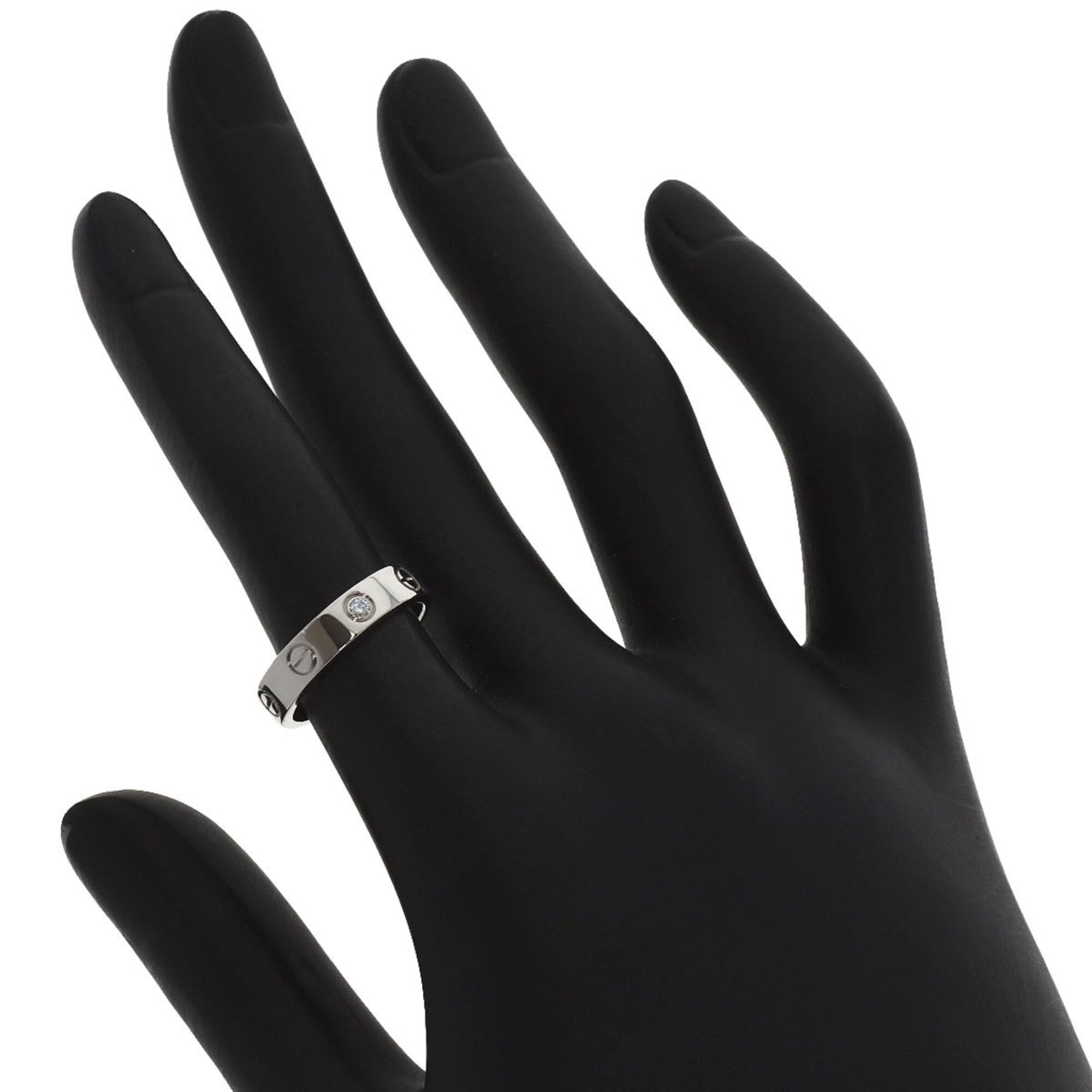 Cartier Love White Gold (18K) Band Ring (Pre-Owned)
