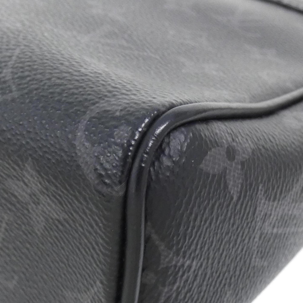 Louis Vuitton Black Coated Canvas Shoulder Bag (Pre-Owned)