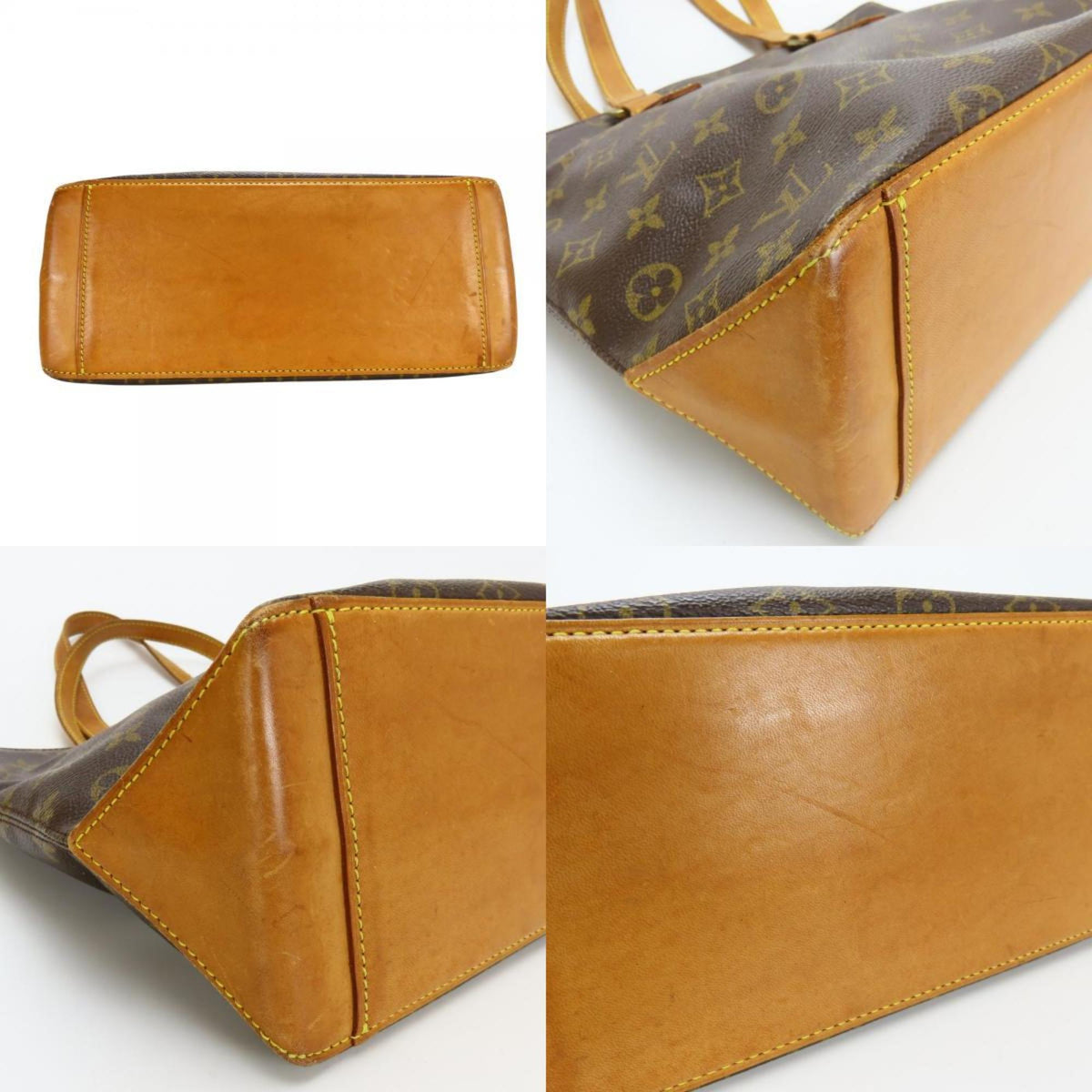 Louis Vuitton Brown Monogram Leather Tote Bag (Pre-Owned)