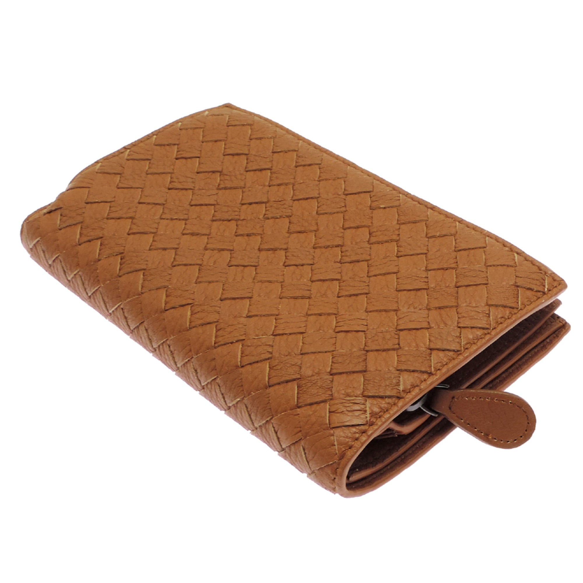 Bottega Veneta Brown Leather Long Wallet (Bi-Fold) (Pre-Owned)