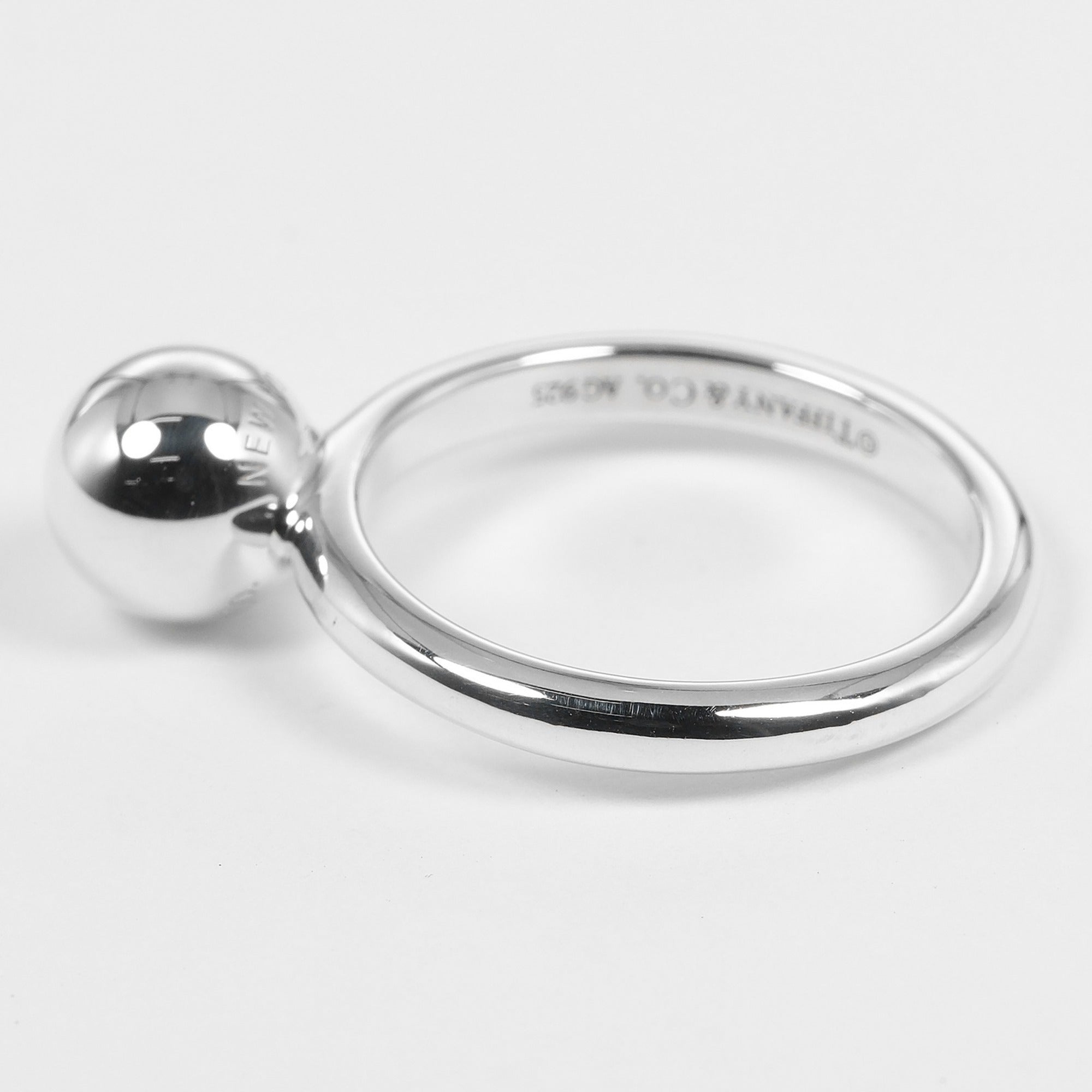 Tiffany Silver Silver 925 Band Ring (Pre-Owned)