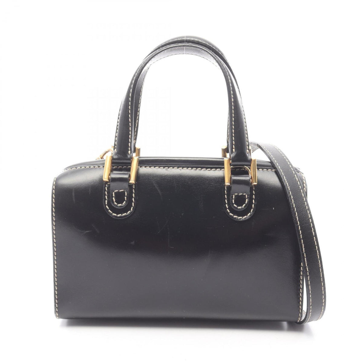Fendi Black Leather Handbag (Pre-Owned)