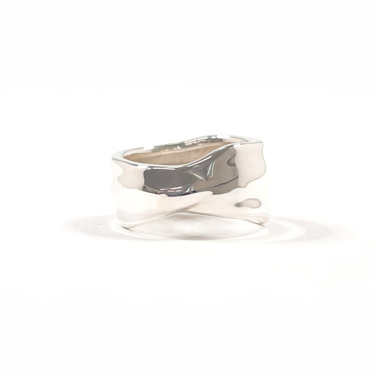 Tiffany Silver Silver 925 Band Ring (Pre-Owned)