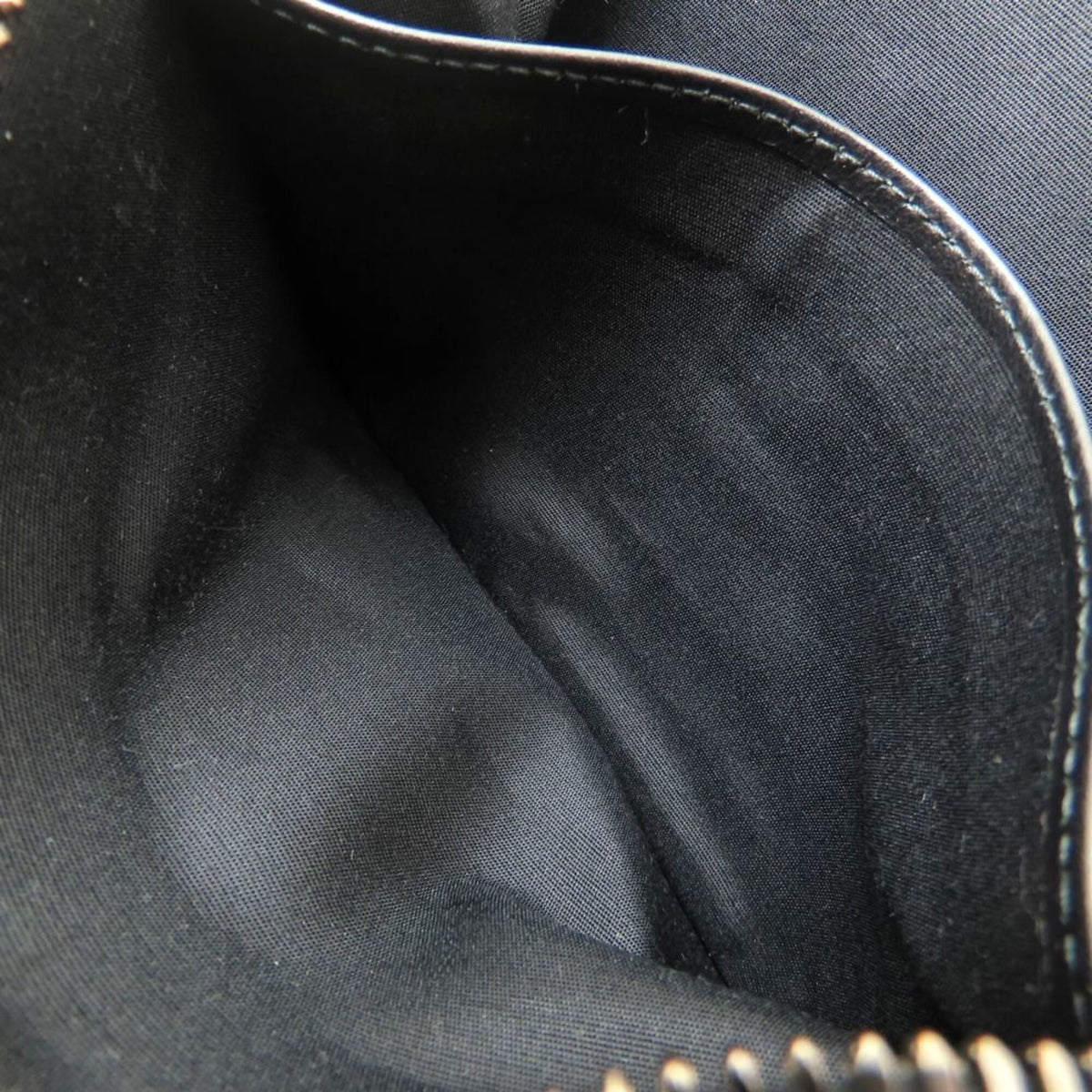 Christian Dior Beige Black Cotton Leather Shoulder Bag (Pre-Owned)