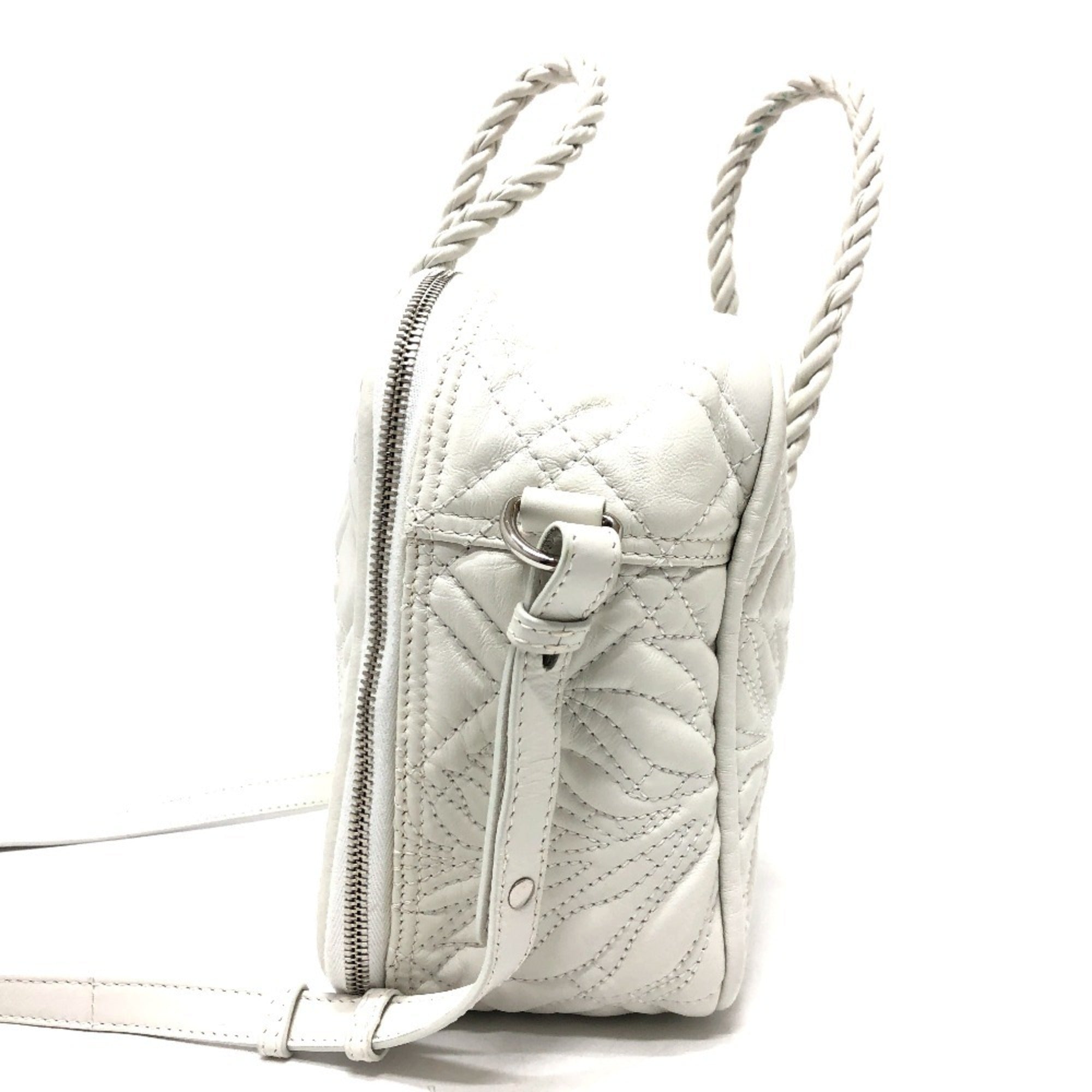 Balenciaga White Leather Handbag (Pre-Owned)