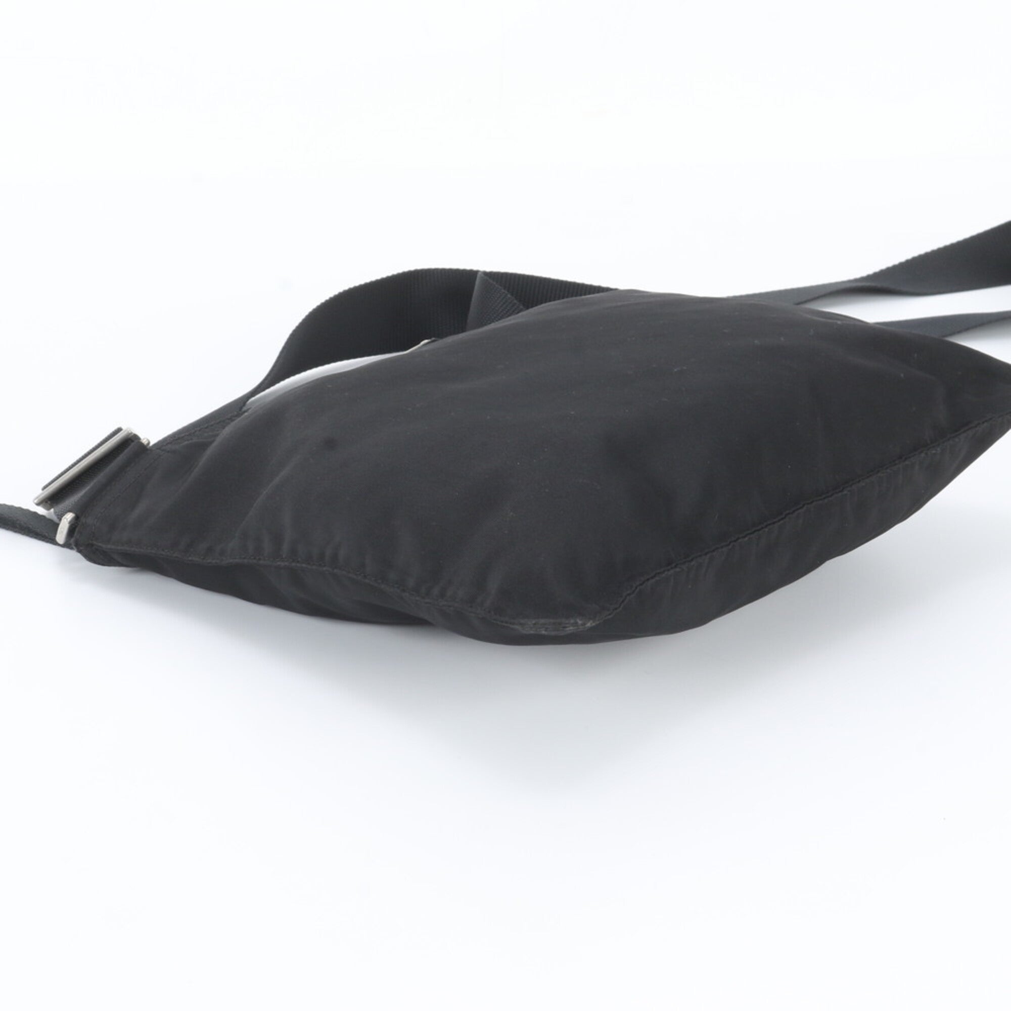 Prada Black Messenger Bag Shoulder Bag (Pre-Owned)