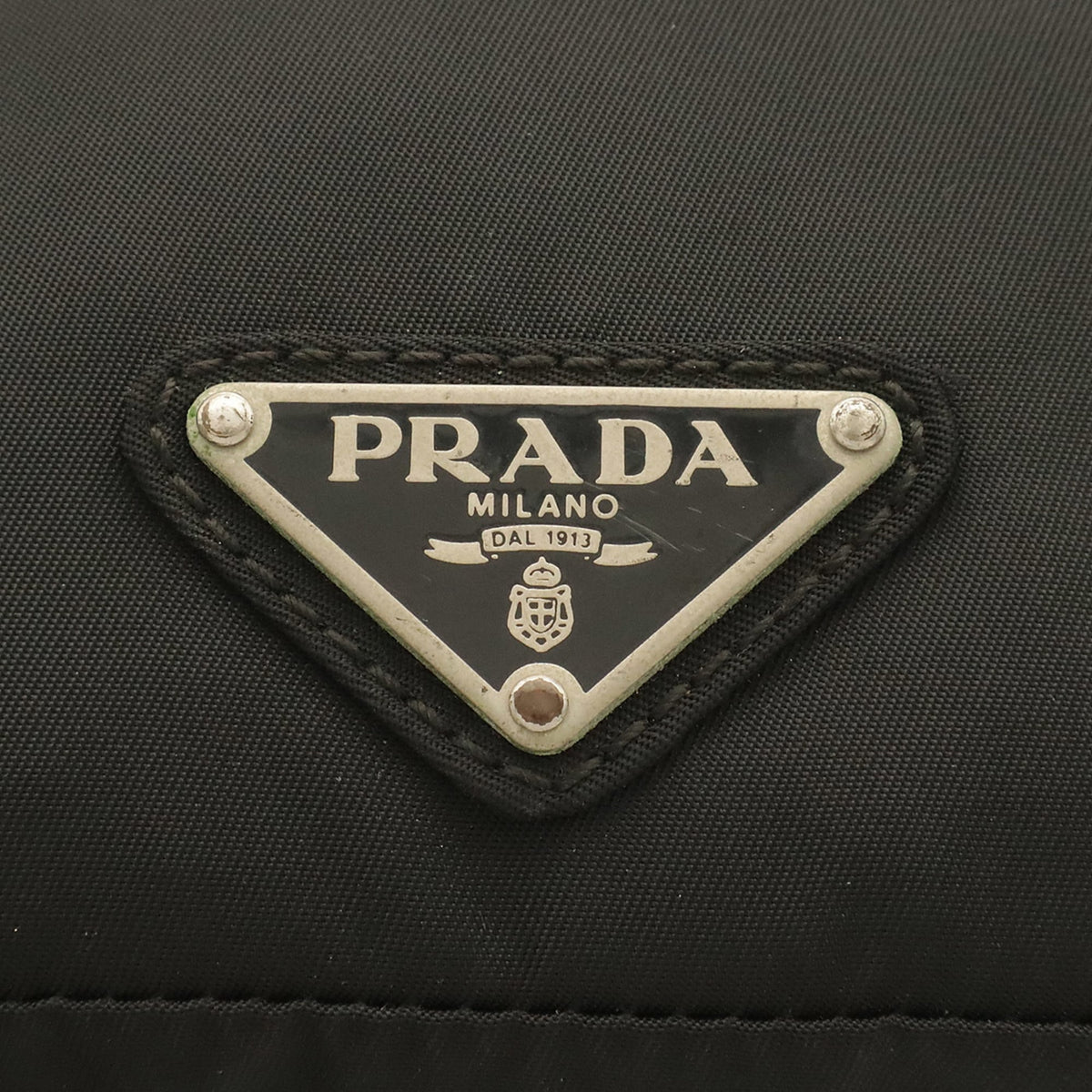Prada Black Nylon Pouch Sling Bag (Pre-Owned)