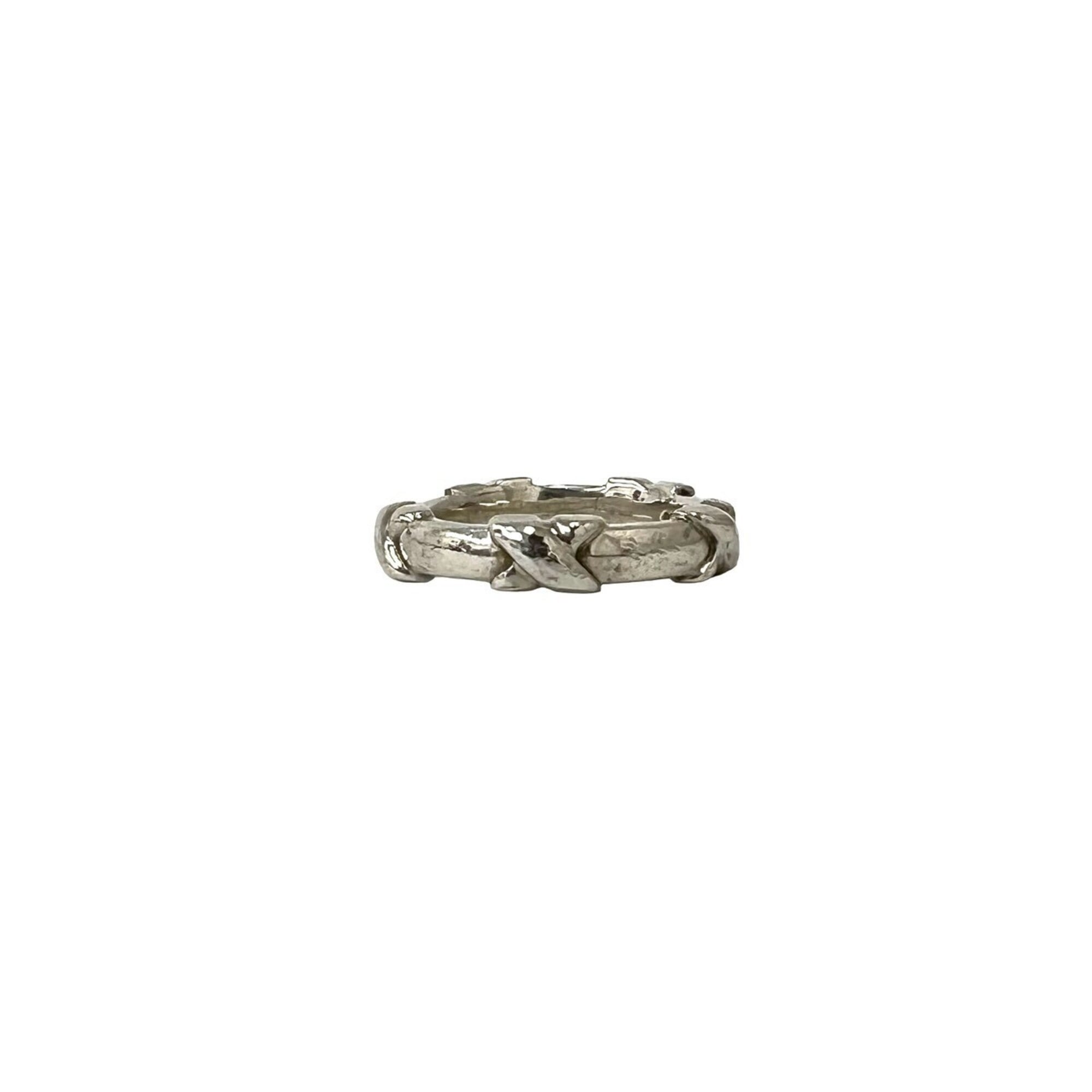 Tiffany Silver Silver 925 Band Ring (Pre-Owned)