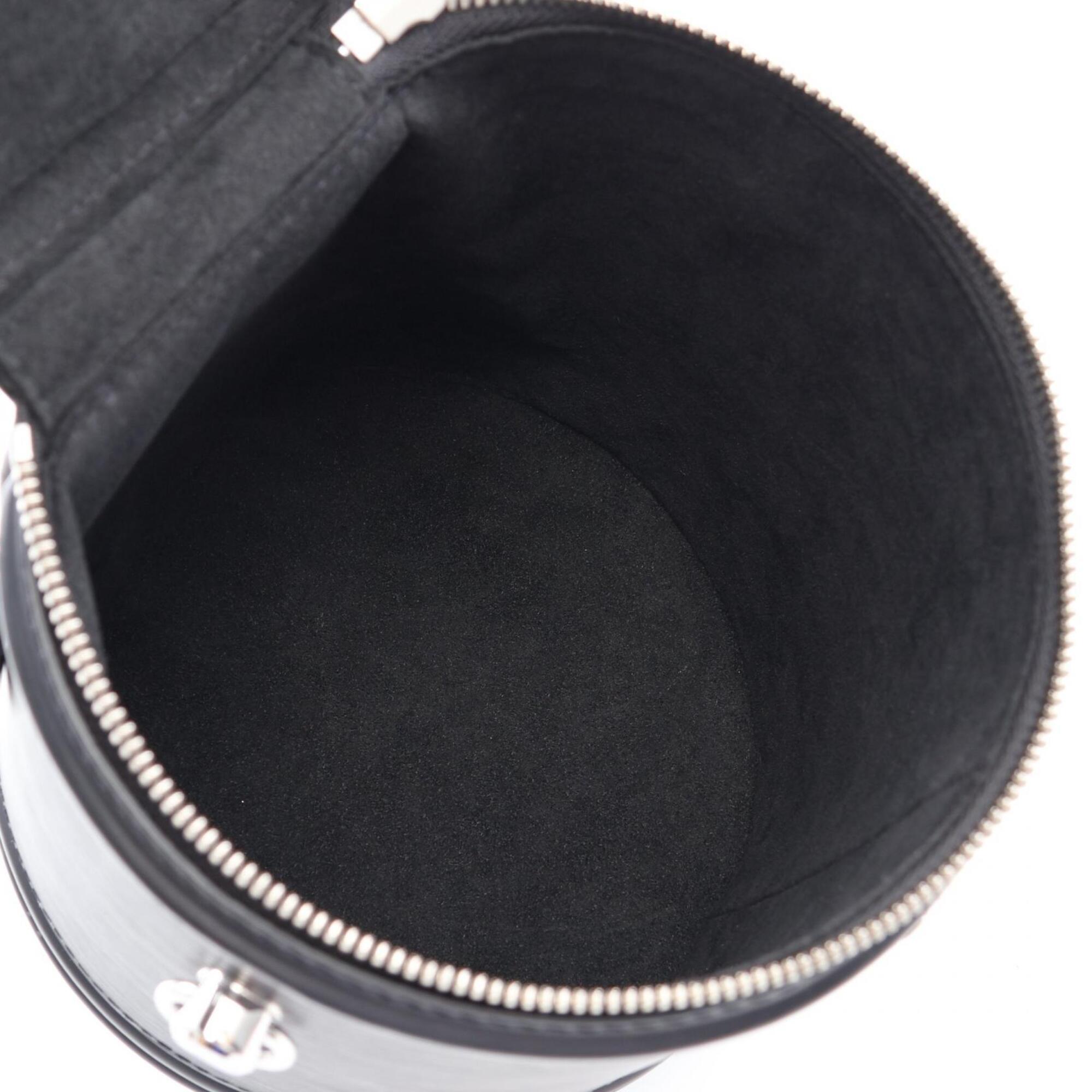 Louis Vuitton Black Noir Leather Handbag (Pre-Owned)