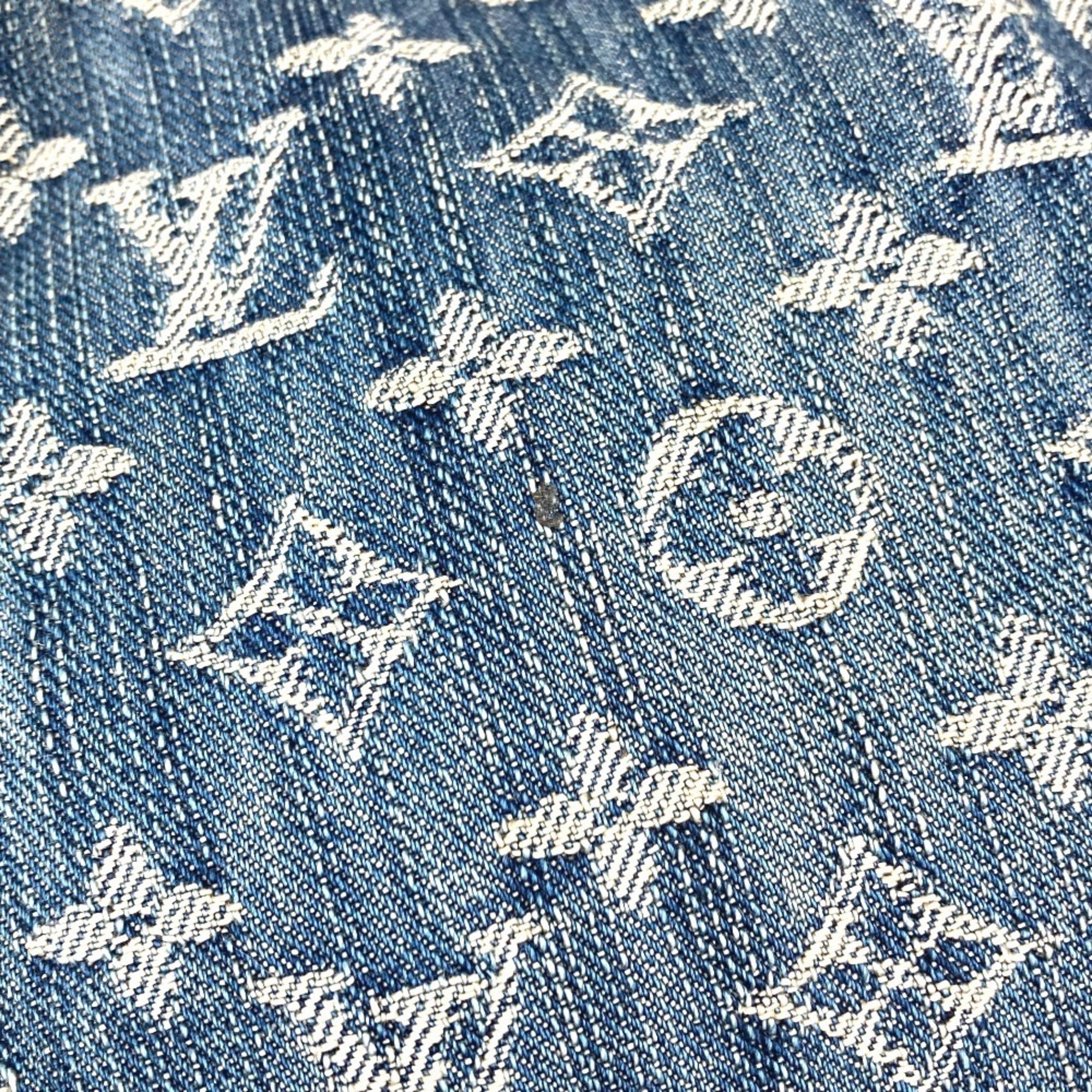 Louis Vuitton Blue Monogram Denim Canvas Pochette Shoulder Bag (Pre-Owned)