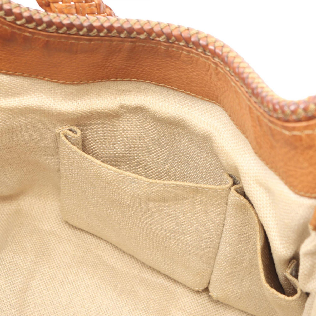 Gucci Brown Leather Handbag Shoulder Bag (Pre-Owned)