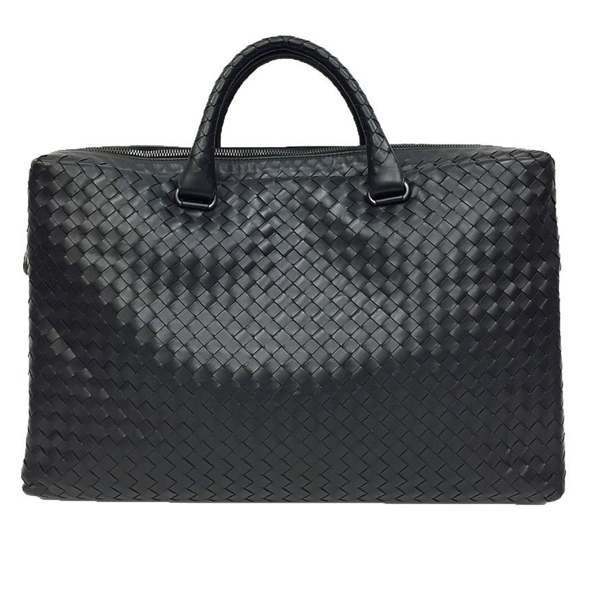 Bottega Veneta Black Leather Handbag (Pre-Owned)
