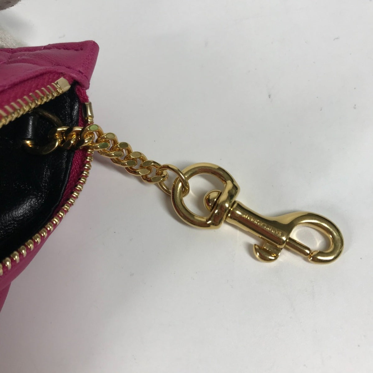 Saint Laurent Pink Leather Coin Purse/Coin Case (Pre-Owned)