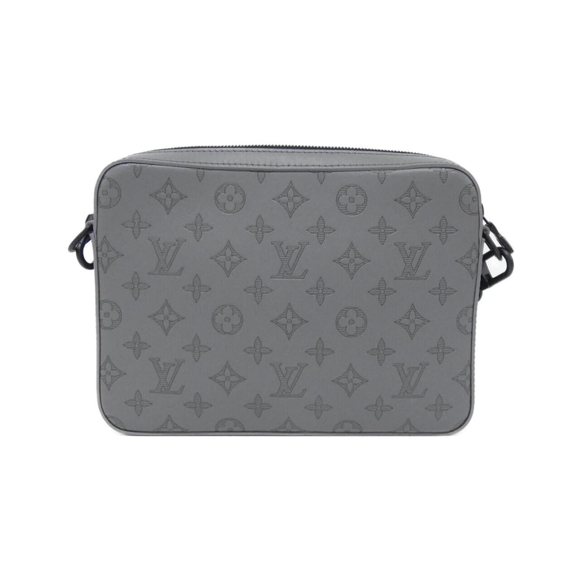 Louis Vuitton Black Leather Shoulder Bag (Pre-Owned)