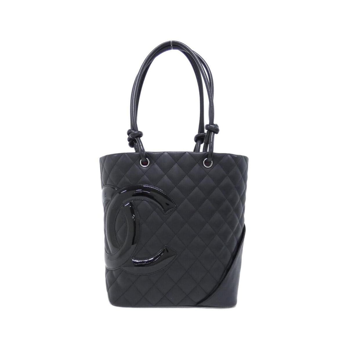 Chanel Black Leather Handbag (Pre-Owned)
