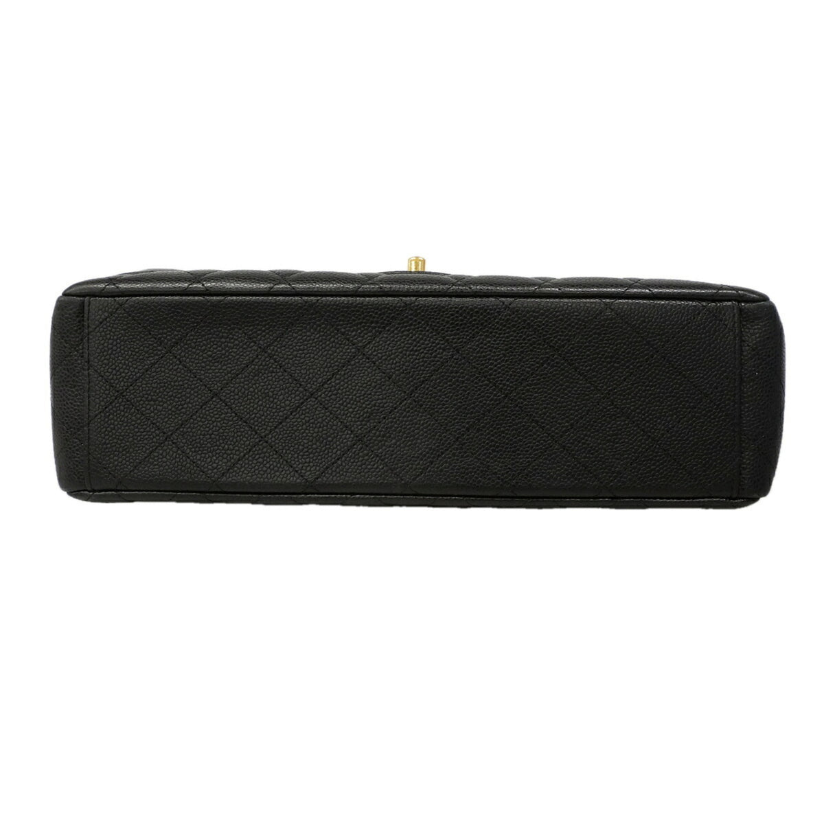 Chanel Black Grained Calfskin Shoulder Bag (Pre-Owned)