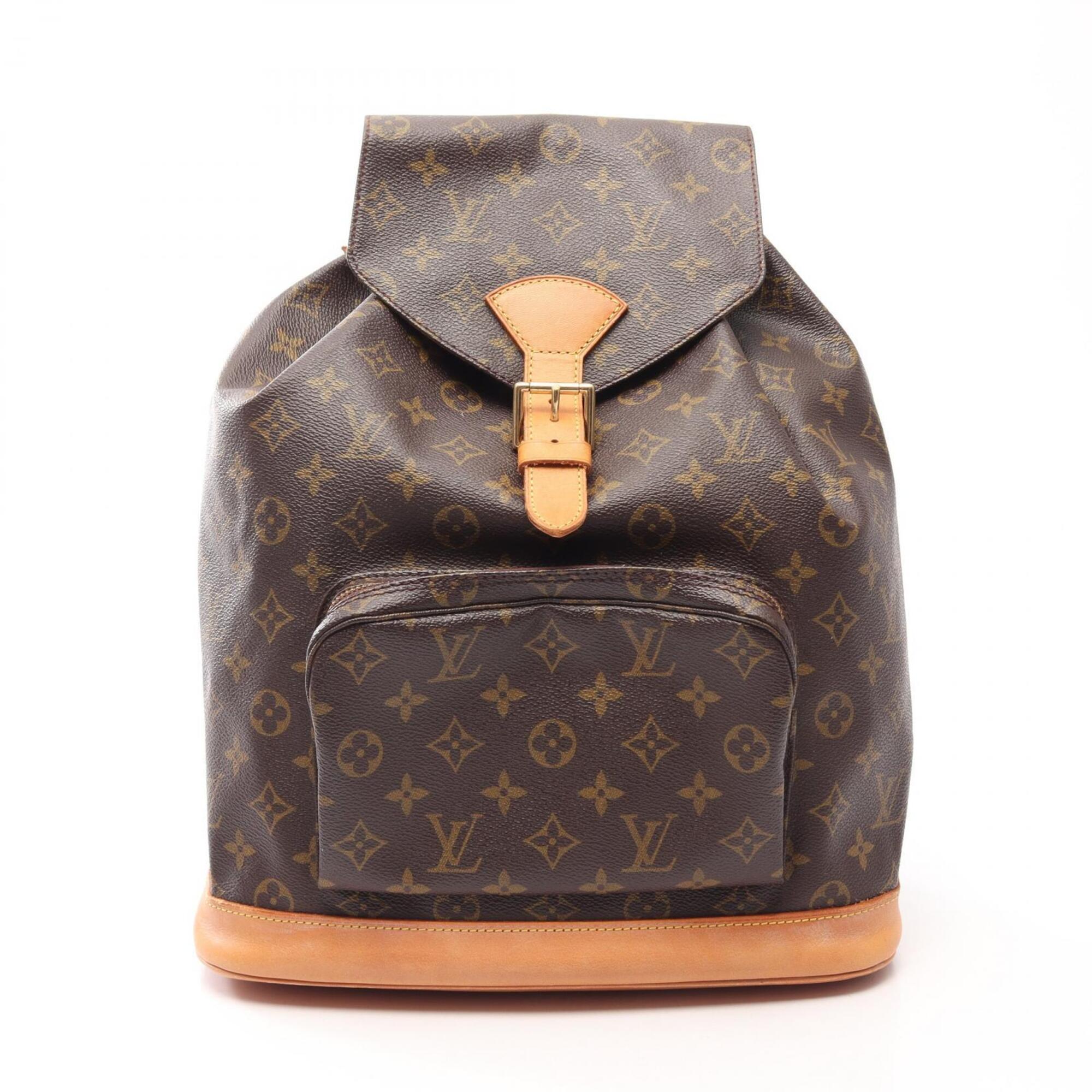 Louis Vuitton Brown Monogram Monogram Leather Backpack (Pre-Owned)
