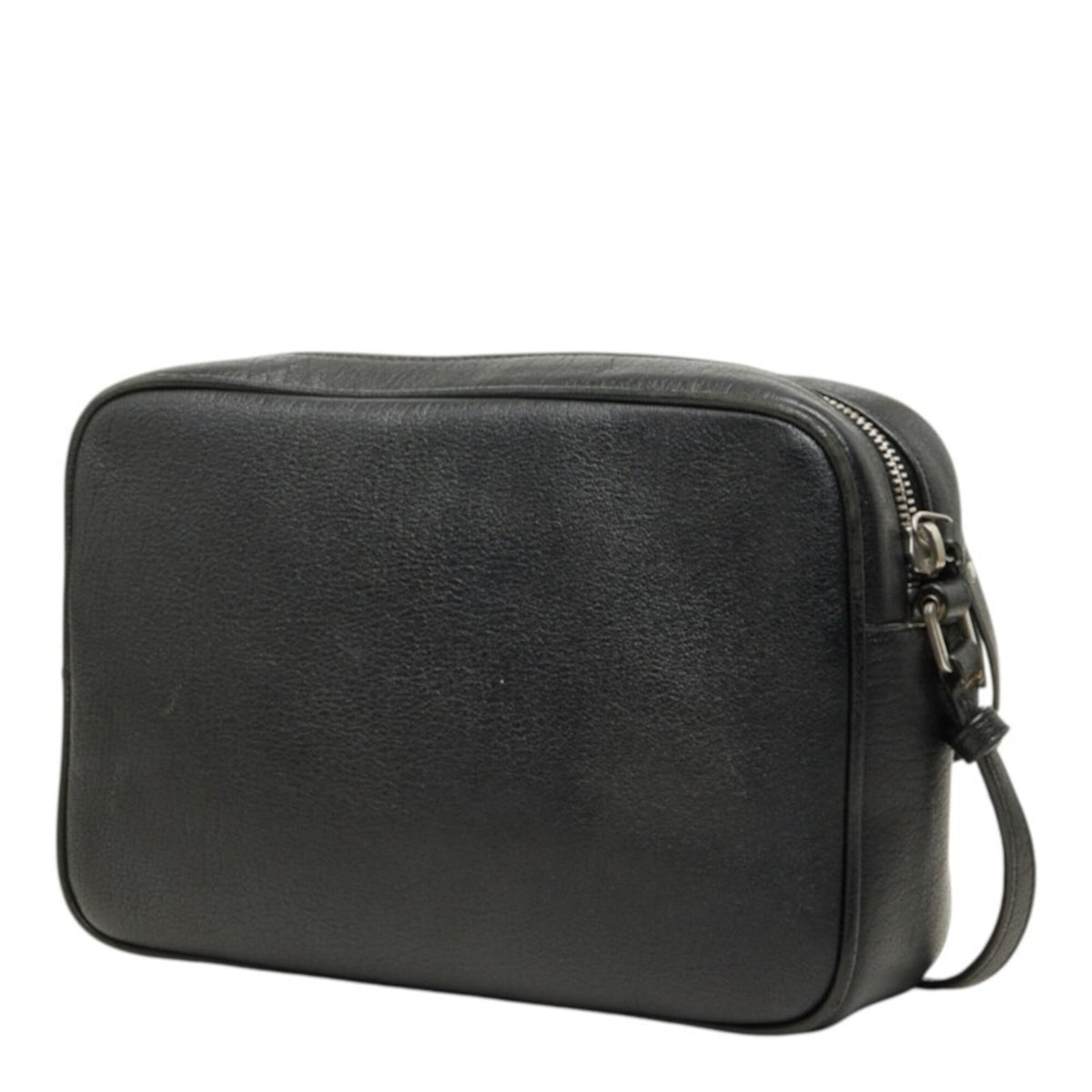 Saint Laurent Black Leather Shoulder Bag (Pre-Owned)