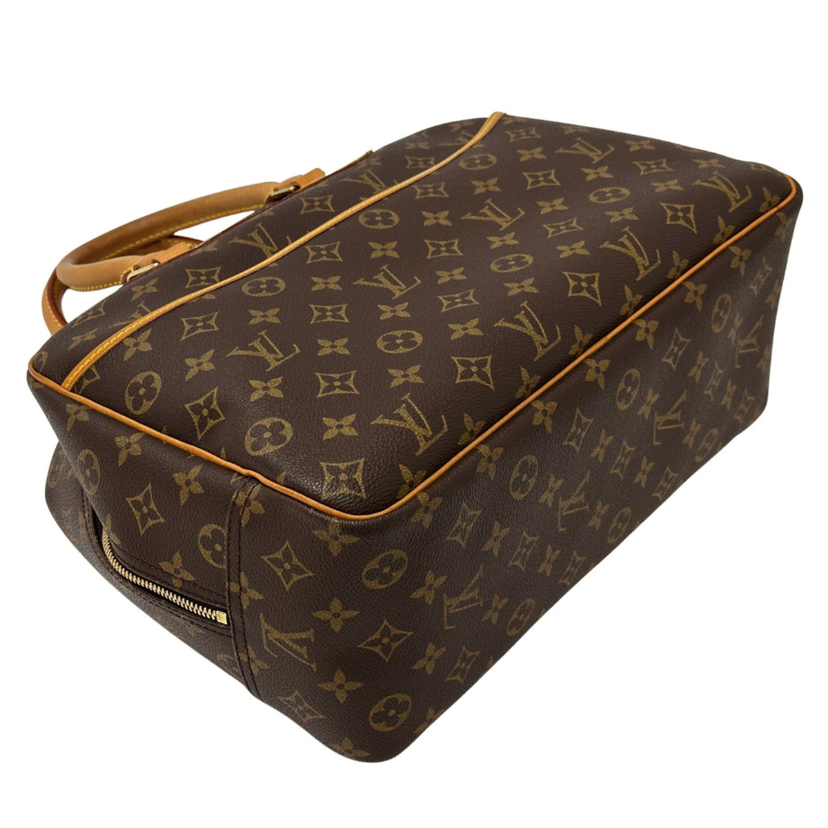 Louis Vuitton Brown Monogram Canvas Handbag (Pre-Owned)