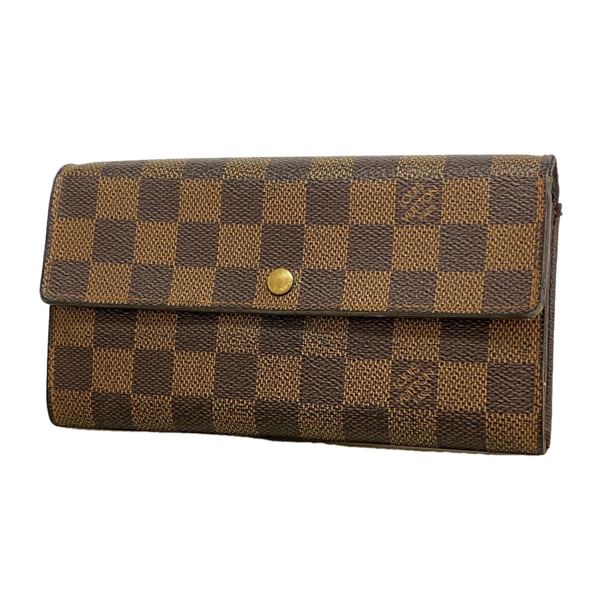 Louis Vuitton Ebene Long Wallet (Bi-Fold) (Pre-Owned)