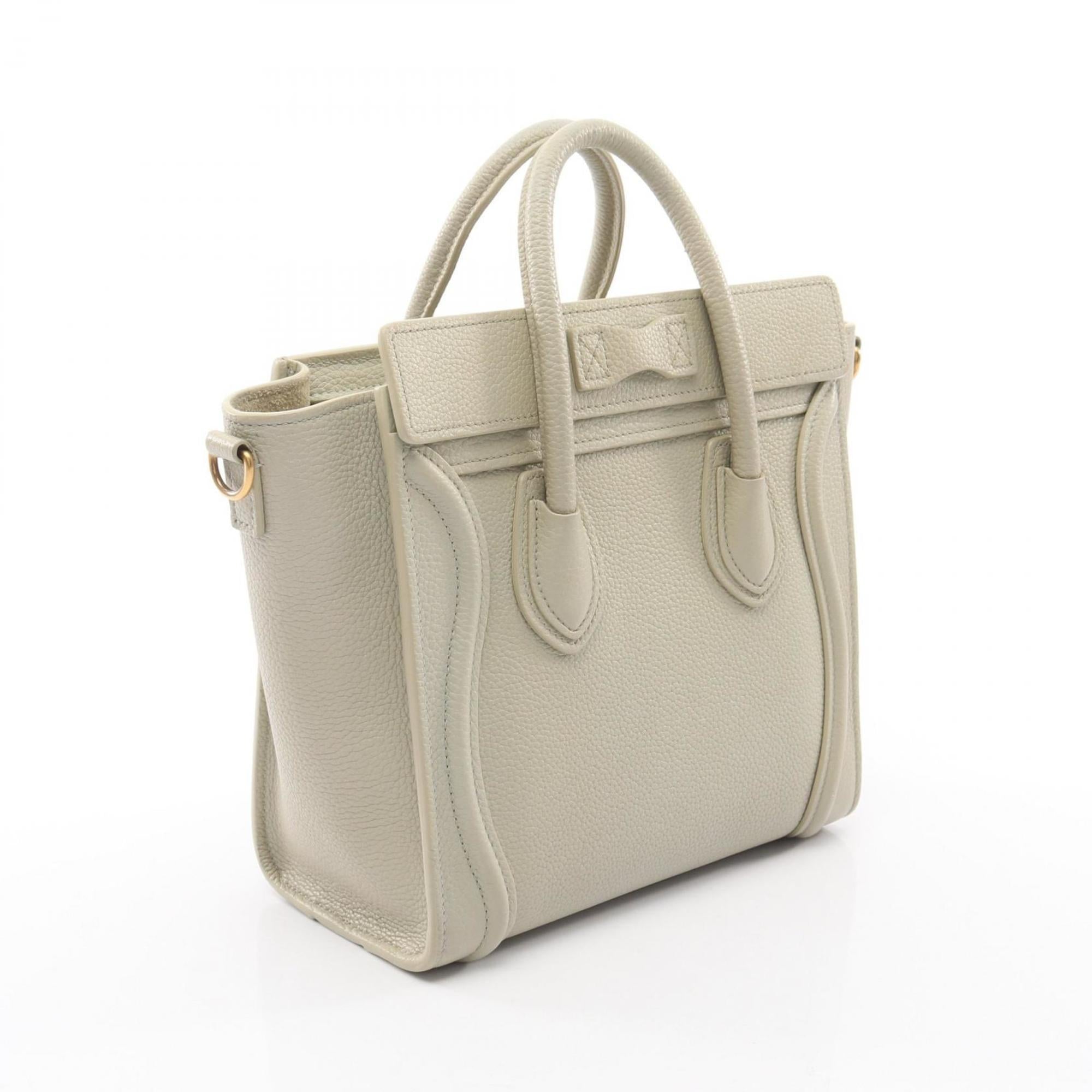 Celine Green Leather Handbag (Pre-Owned)