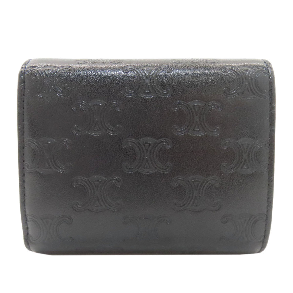 Celine Black Leather Wallet (Tri-Fold) (Pre-Owned)