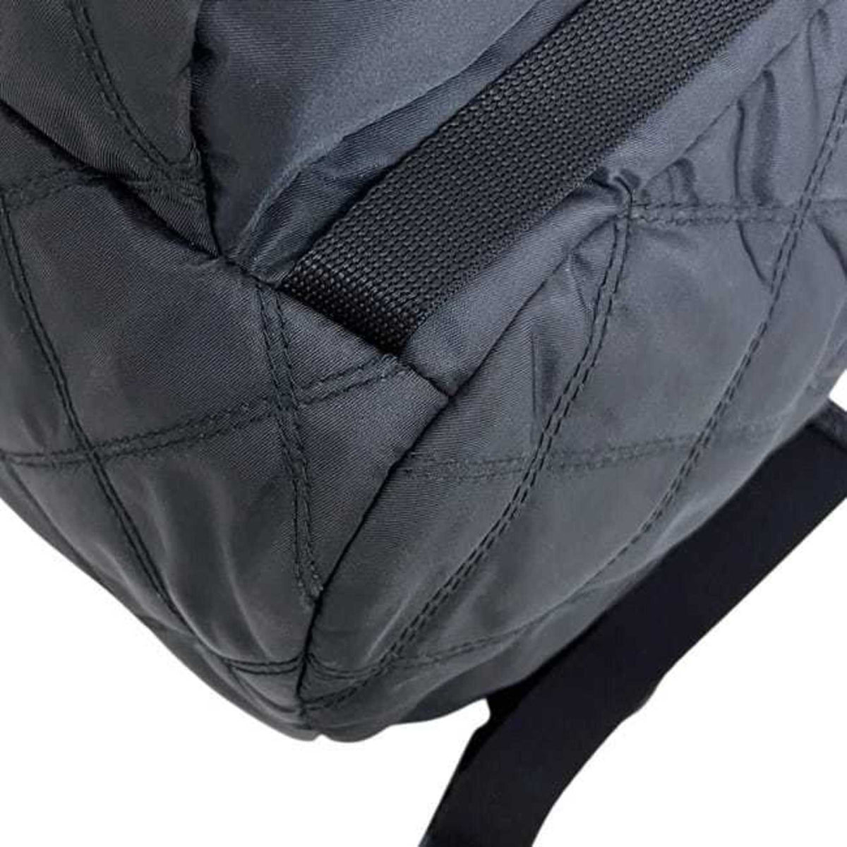 Prada Black Nero Nylon Leather Backpack (Pre-Owned)