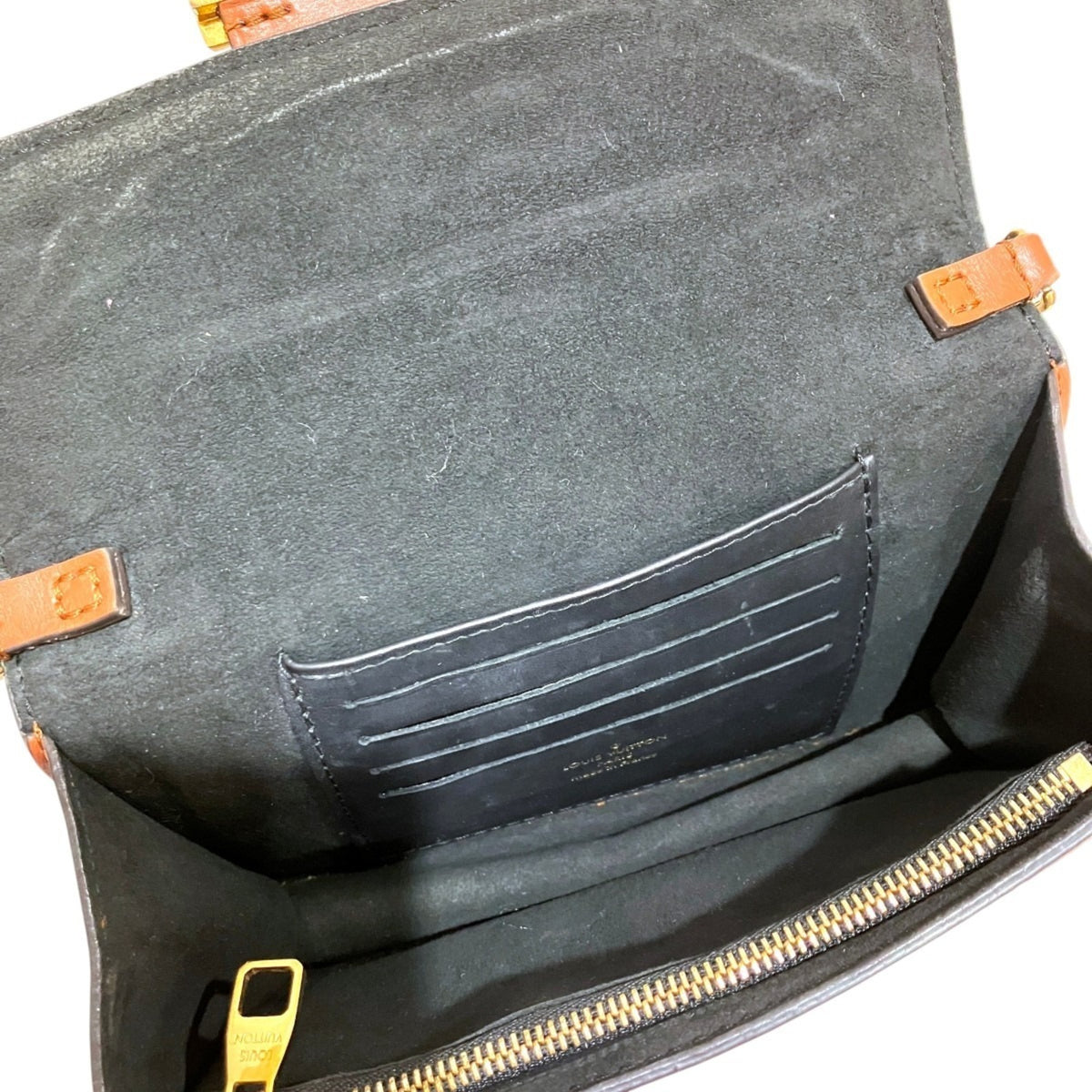 Louis Vuitton Monogram Reverse Brown Galle Monogram Reverse Monogram Reverse Shoulder Bag (Pre-Owned)