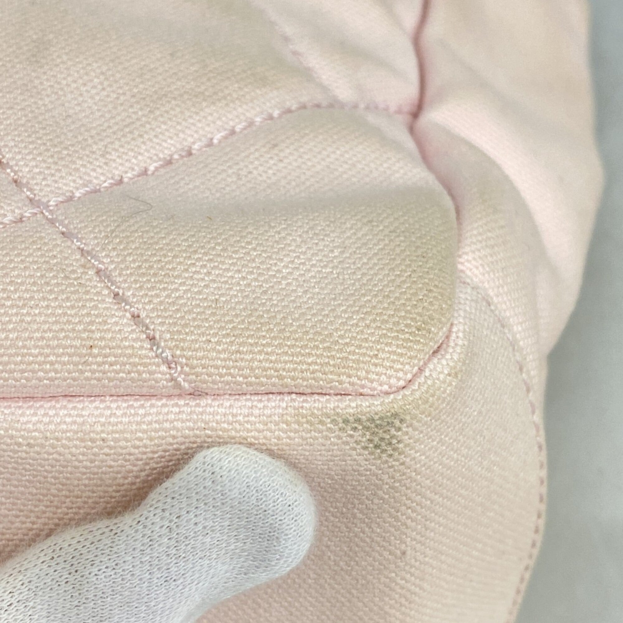 Chanel Pink Canvas Tote Bag (Pre-Owned)