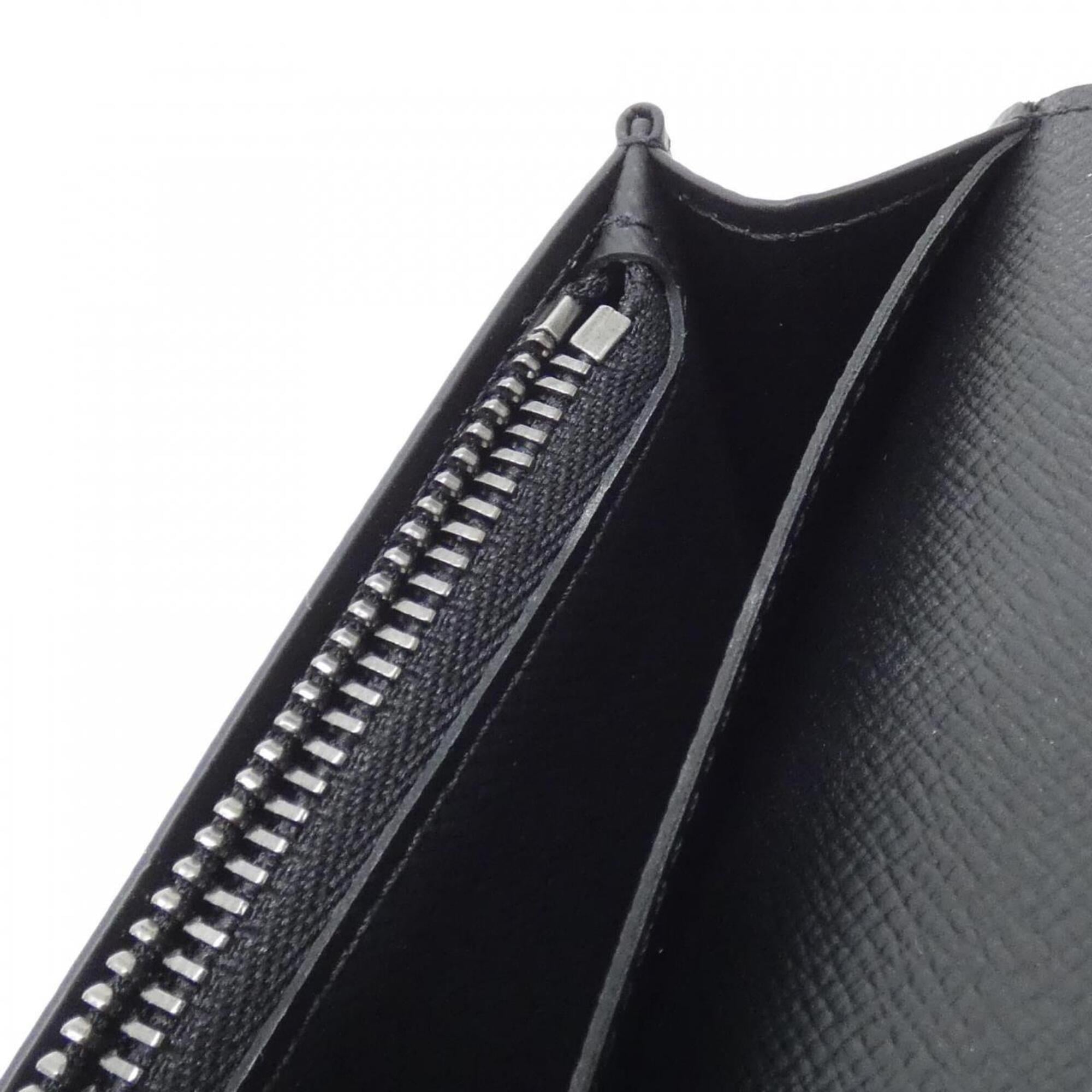 Louis Vuitton Monogram Eclipse Black Coated Canvas Long Wallet (Bi-Fold) (Pre-Owned)