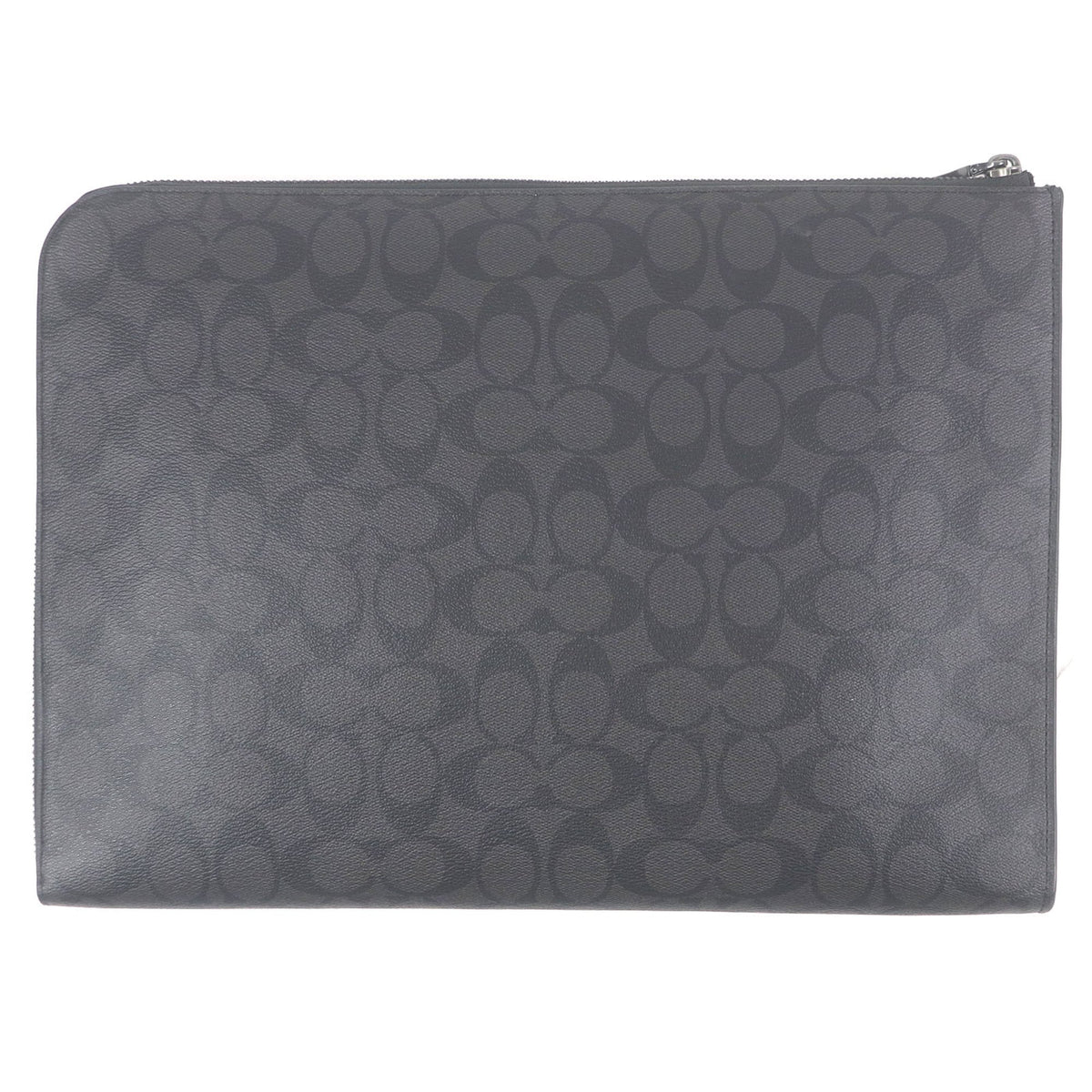 Coach Black Leather Clutch Bag (Pre-Owned)