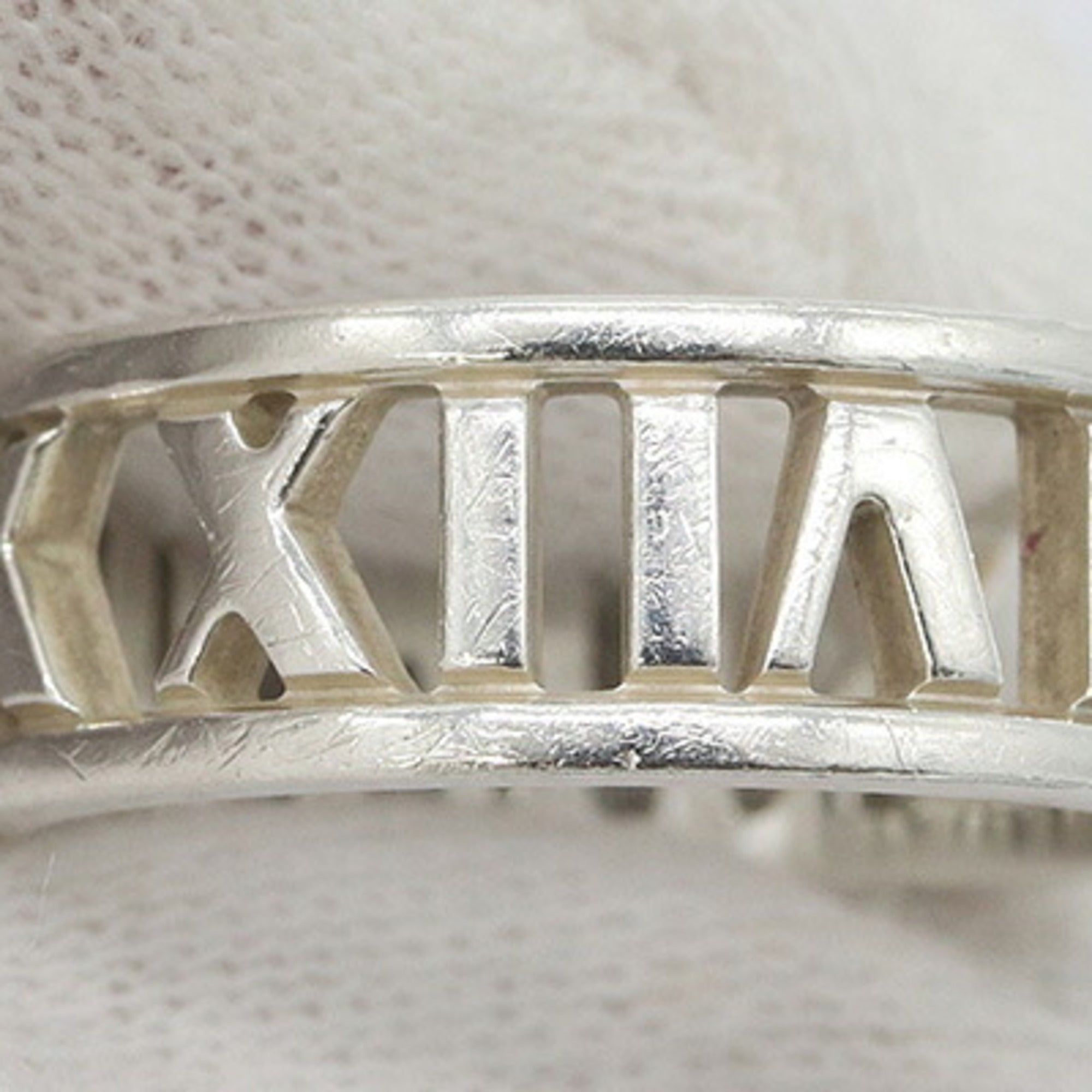 Tiffany Silver Sterling Silver 925 Band Ring (Pre-Owned)
