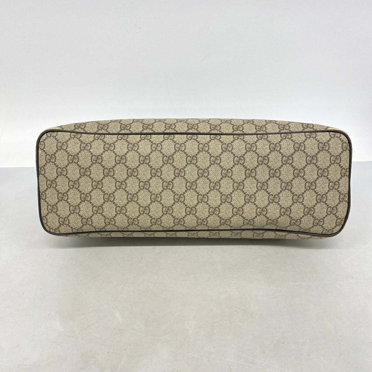 Gucci Beige Brown Pvc Tote Bag (Pre-Owned)