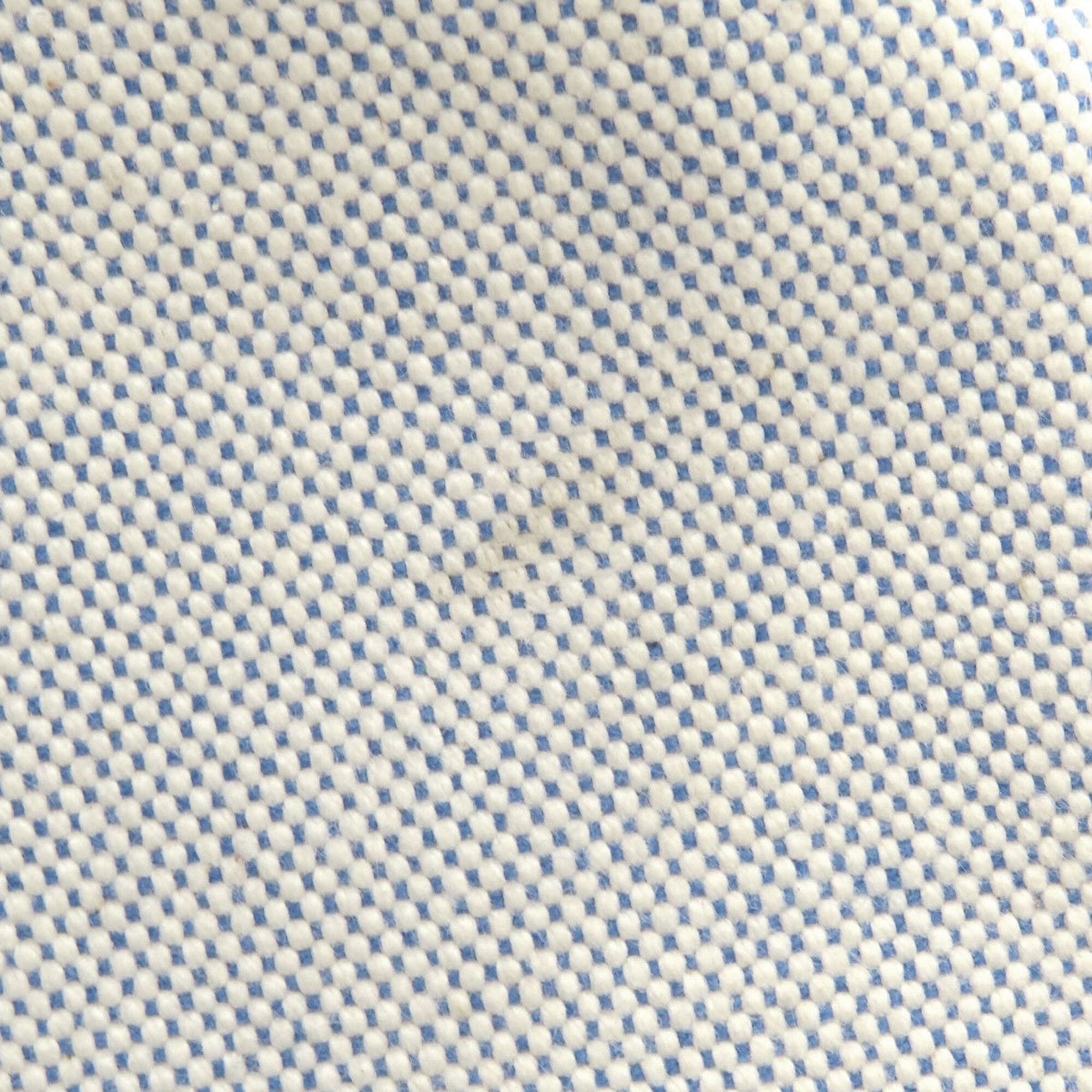 Hermes Light Blue Toile H Leather Tote Bag (Pre-Owned)