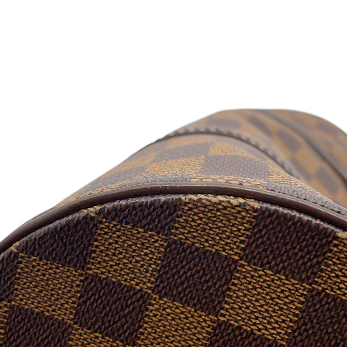 Louis Vuitton Damier Damier Canvas Ebene Red Color Handbag (Pre-Owned)