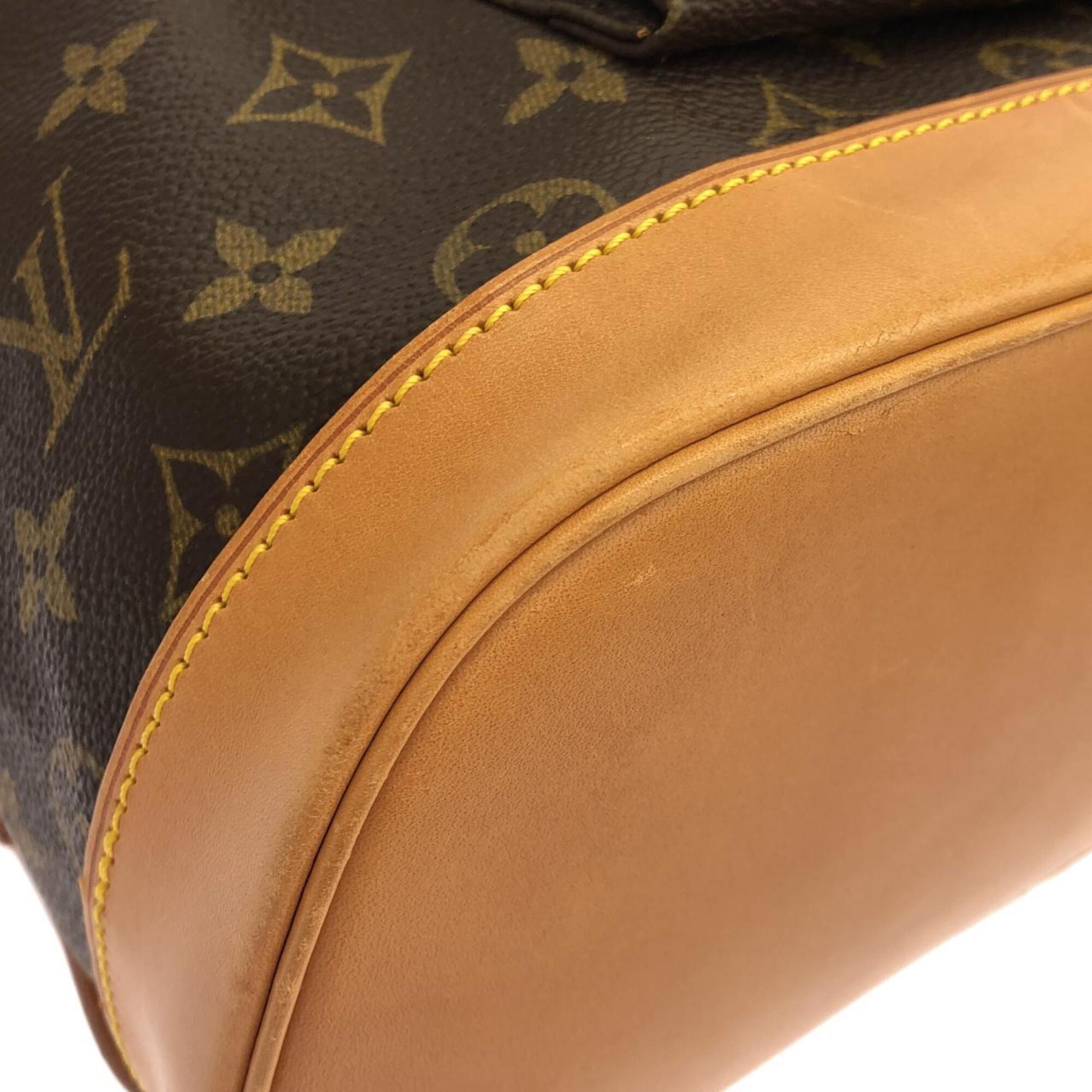 Louis Vuitton Brown Coated Canvas Backpack (Pre-Owned)