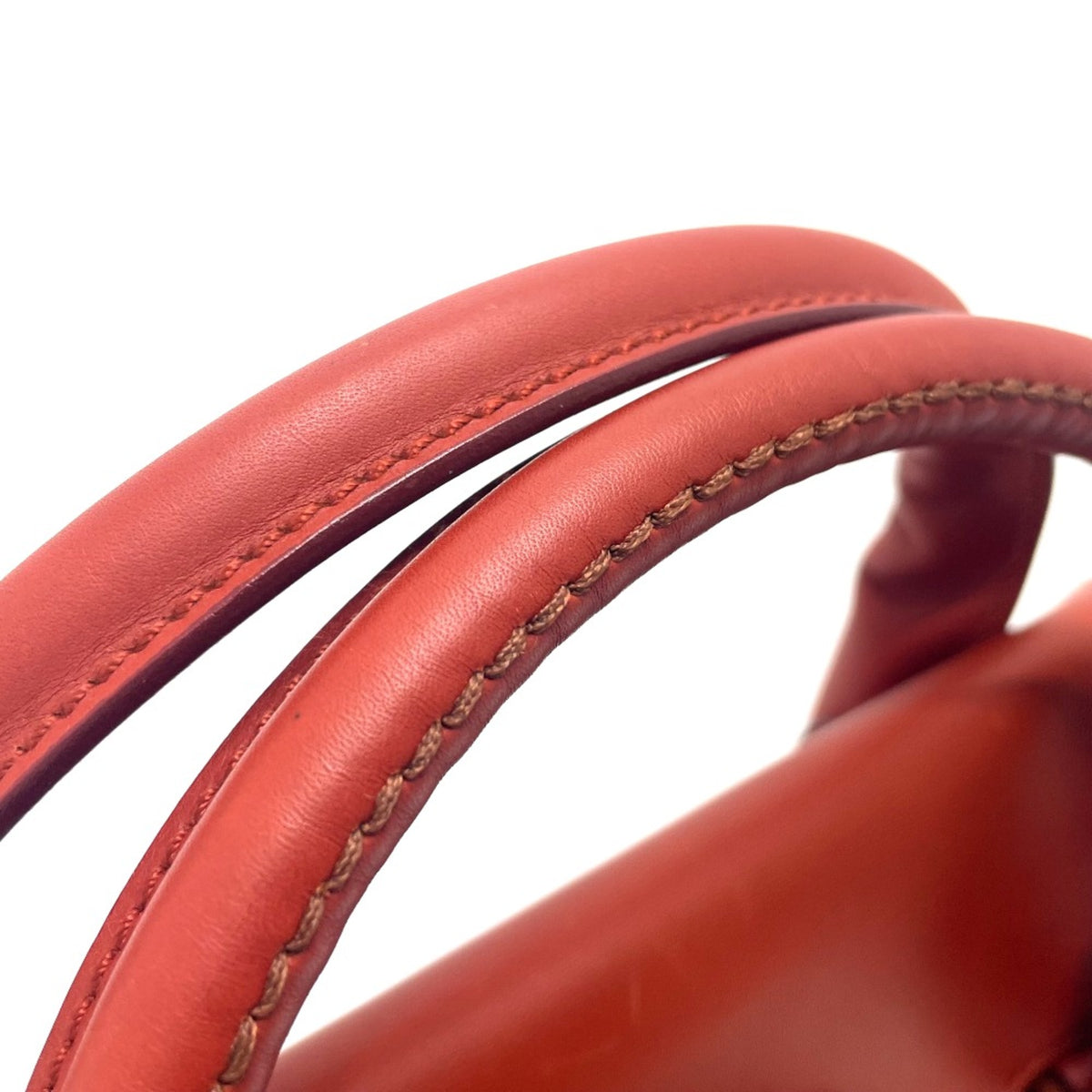 Salvatore Ferragamo Red Leather Handbag (Pre-Owned)