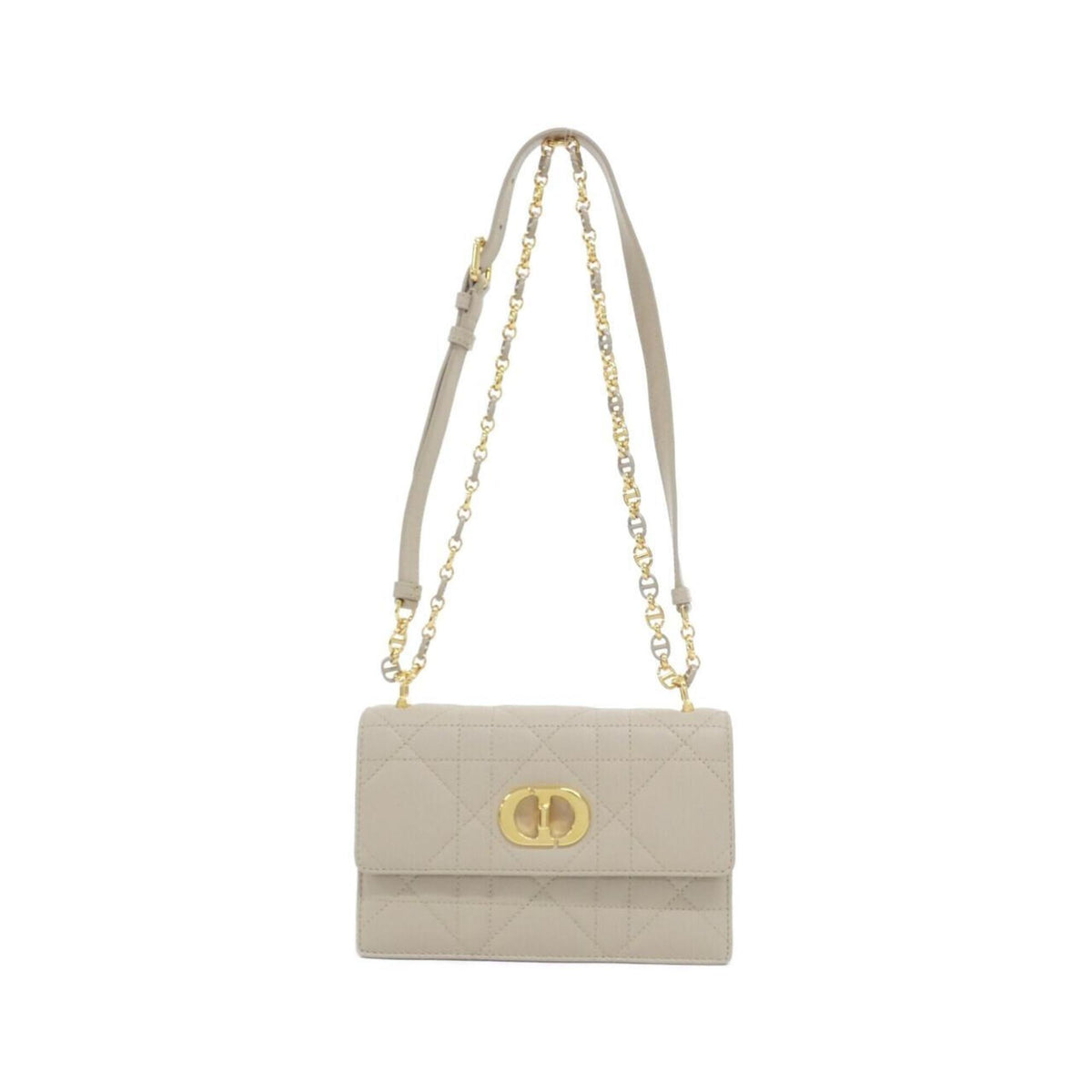 Christian Dior Beige Leather Handbag (Pre-Owned)