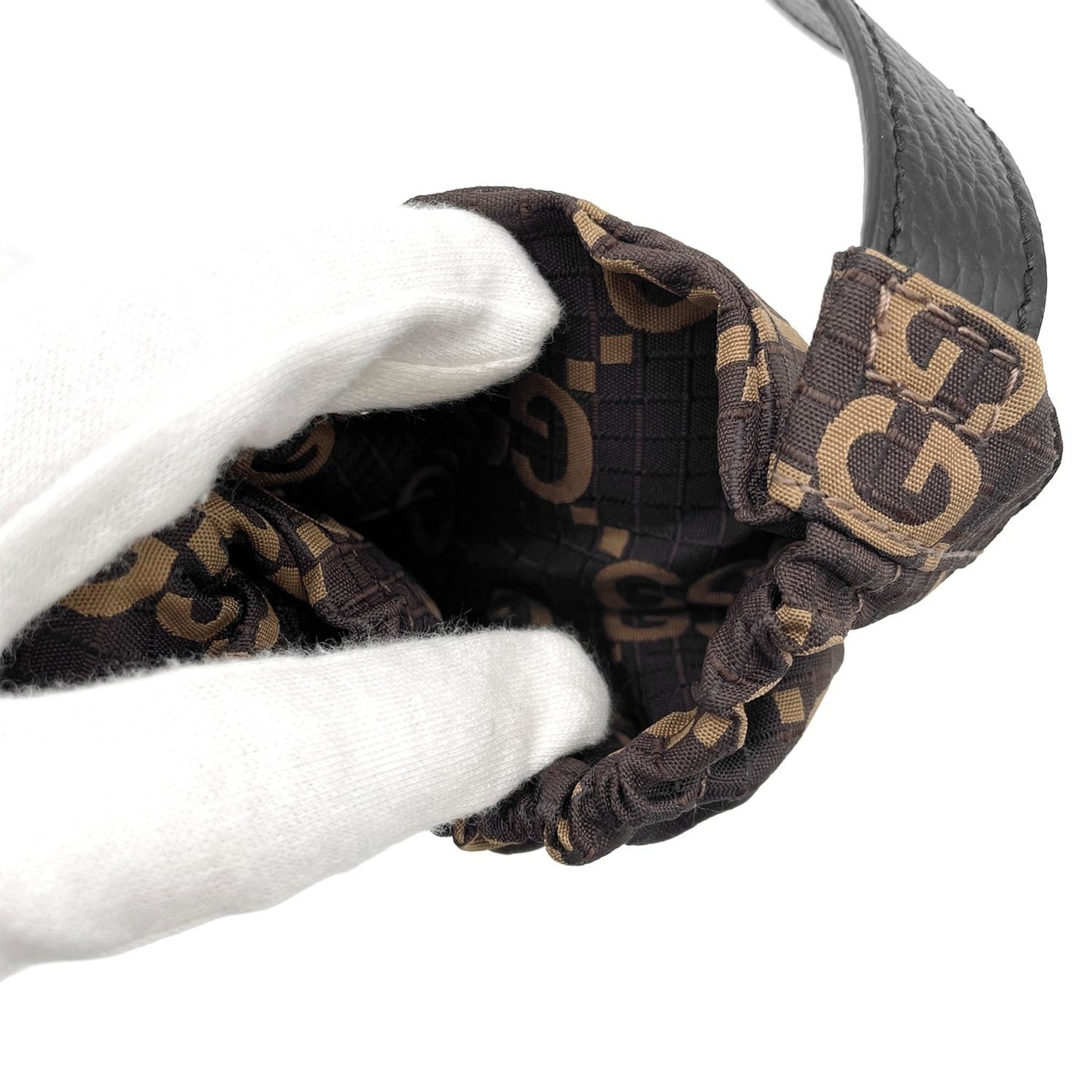 Gucci Brown Nylon Fanny Pack Sling Bag (Pre-Owned)