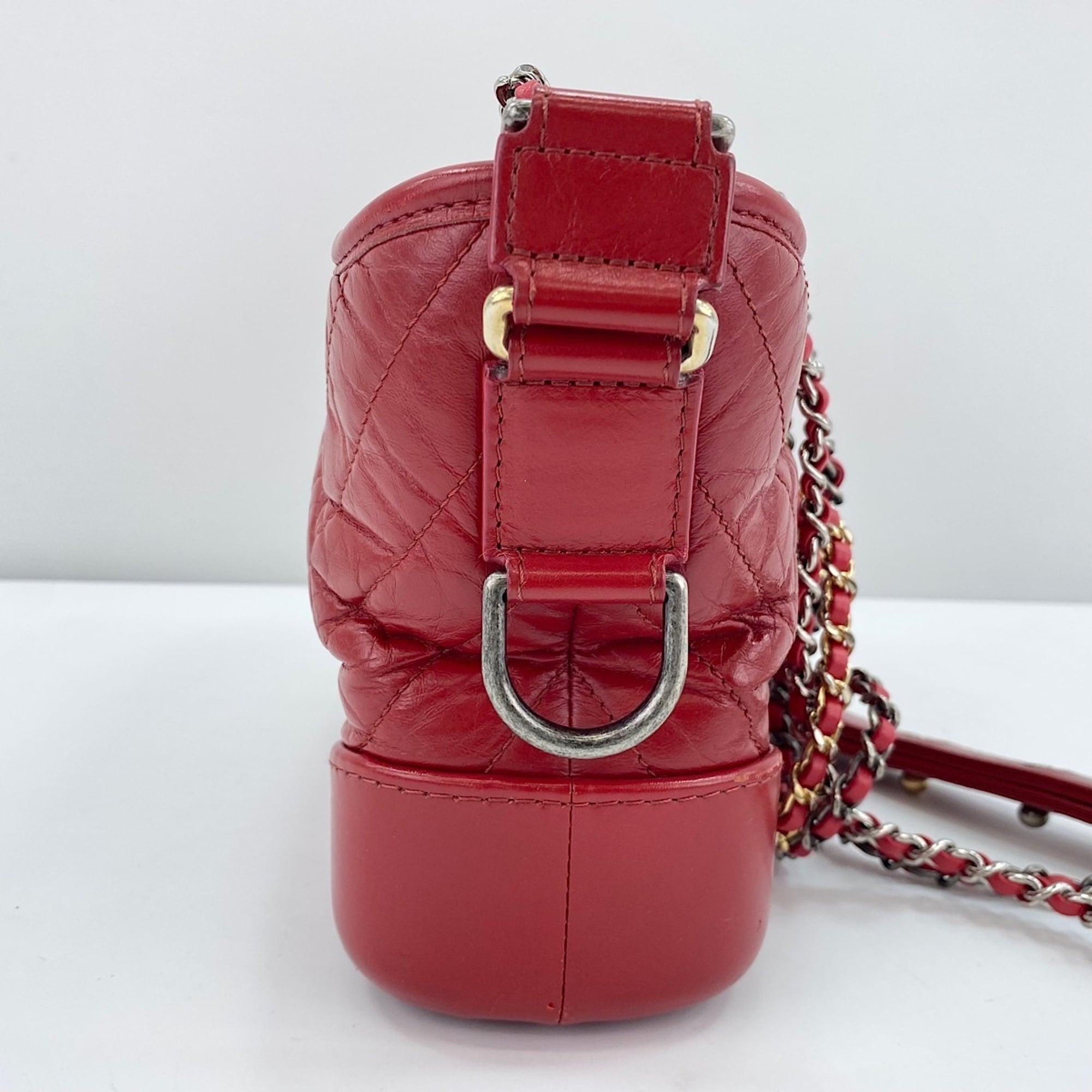 Chanel Clear Red Color Shoulder Bag (Pre-Owned)