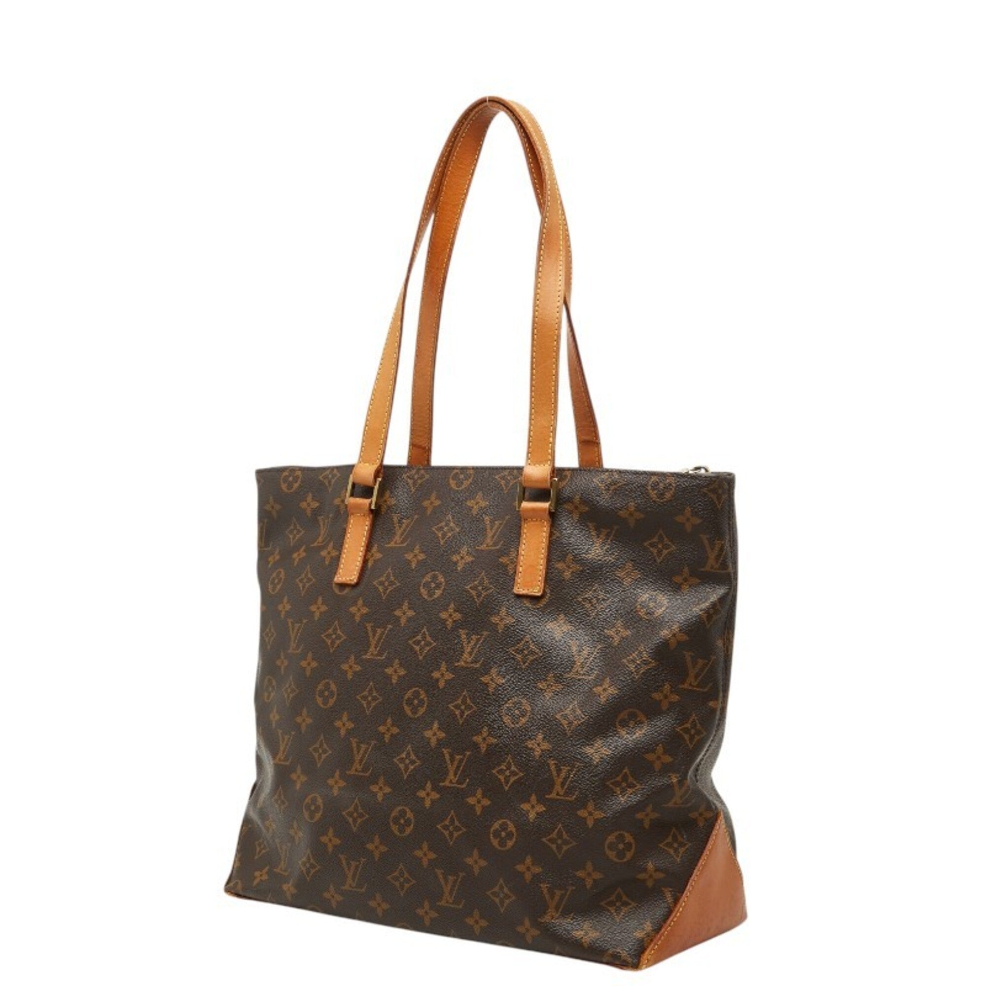 Louis Vuitton Brown Pvc Leather Shoulder Bag Tote Bag (Pre-Owned)