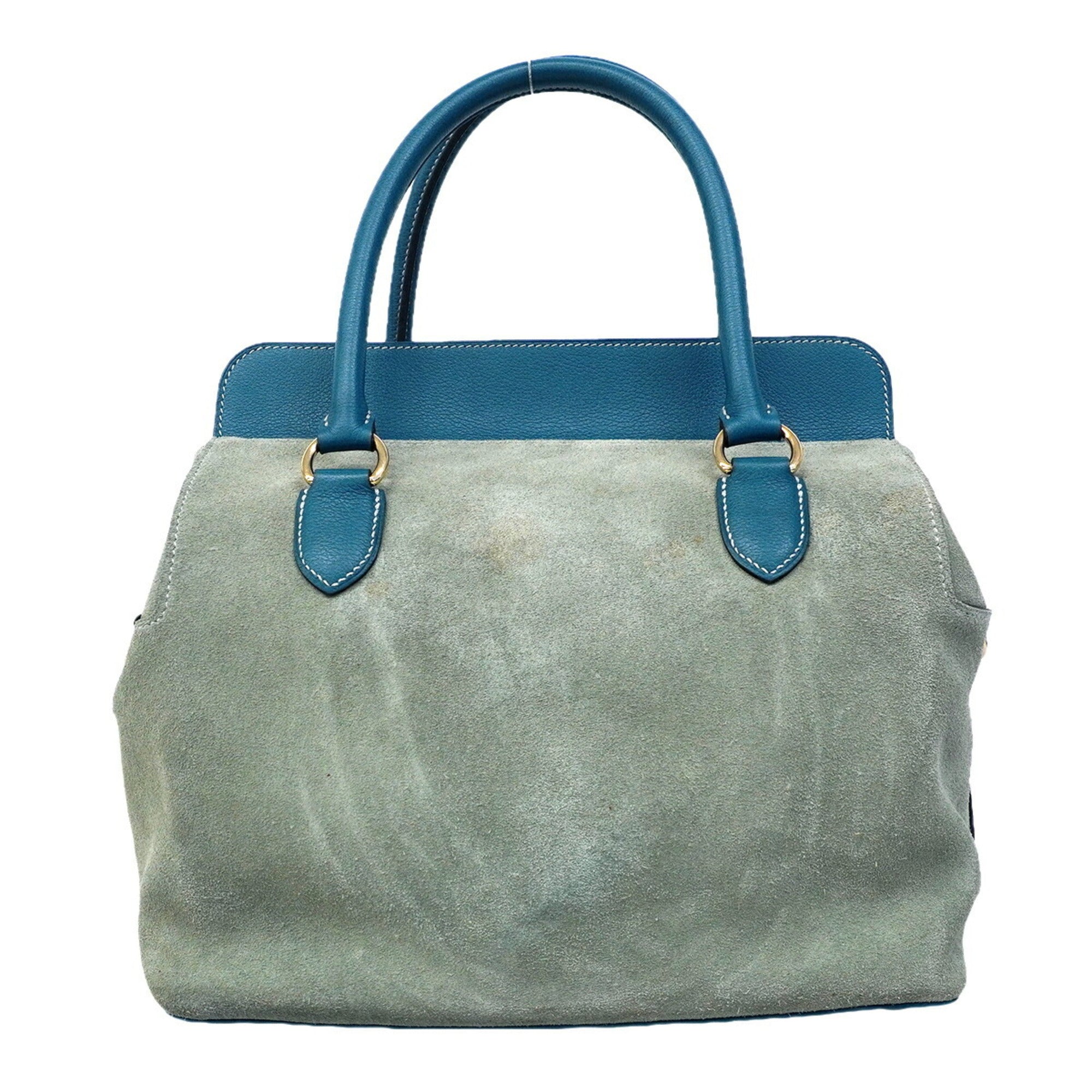 Hermes Blue Handbag (Pre-Owned)