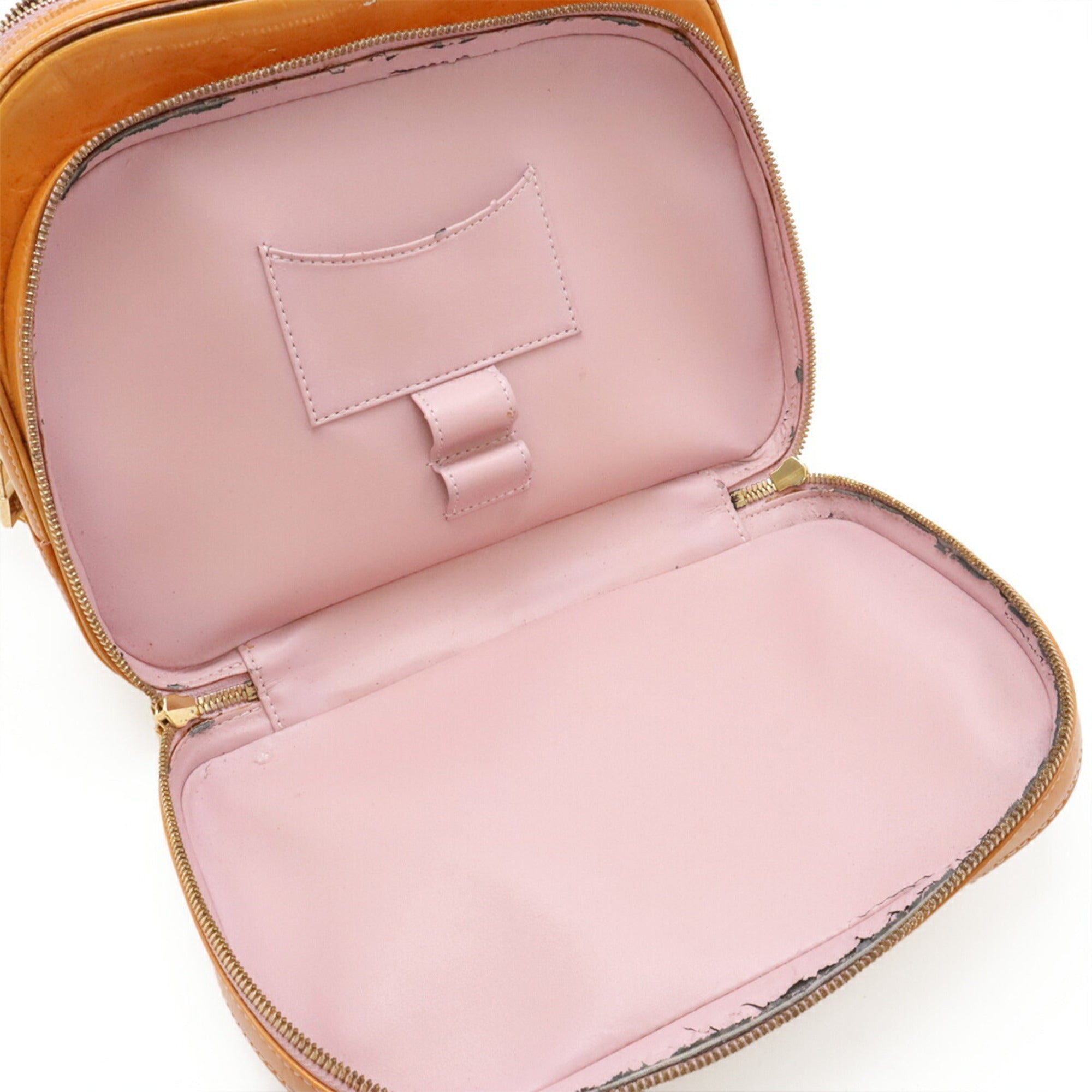 Louis Vuitton Pink Leather Backpack Shoulder Bag (Pre-Owned)