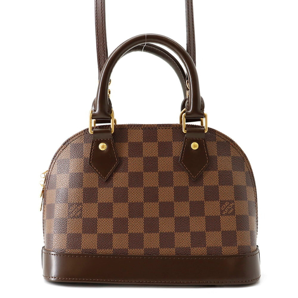 Louis Vuitton Damier Brown Damier Canvas Ebene Handbag (Pre-Owned)
