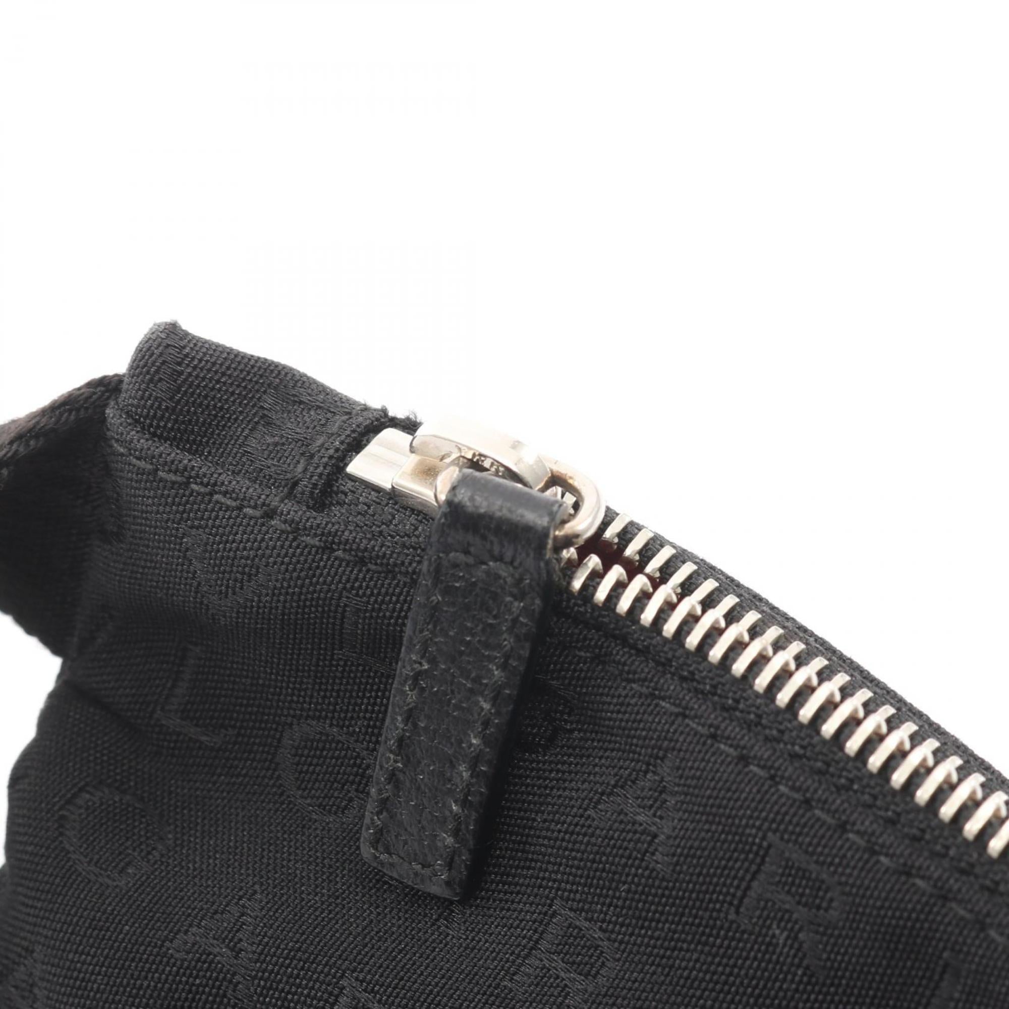 Bvlgari Black Canvas Fanny Pack Handbag (Pre-Owned)