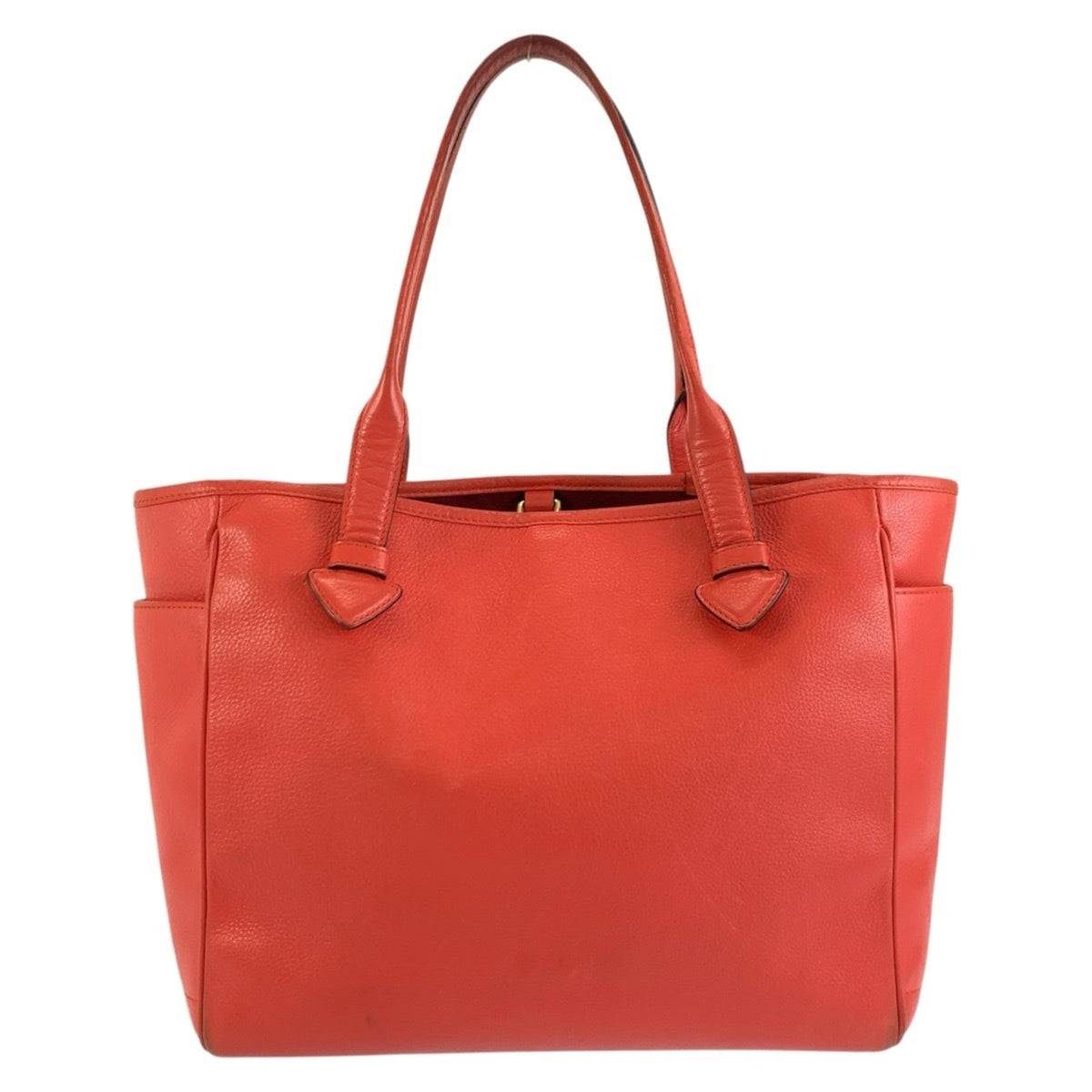 Loewe Orange Leather Handbag Tote Bag (Pre-Owned)