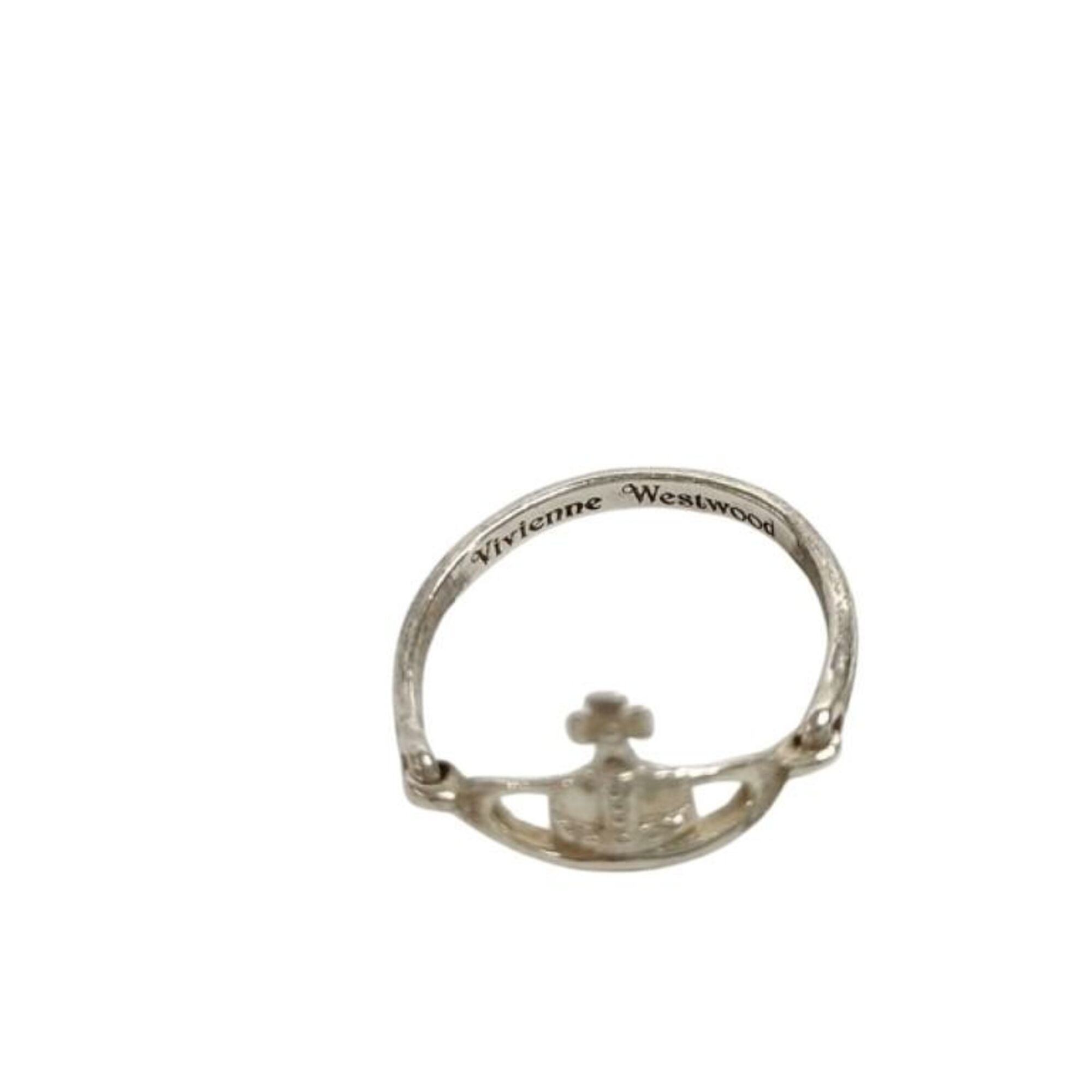 Vivienne Westwood Silver Silver 925 Band Ring (Pre-Owned)