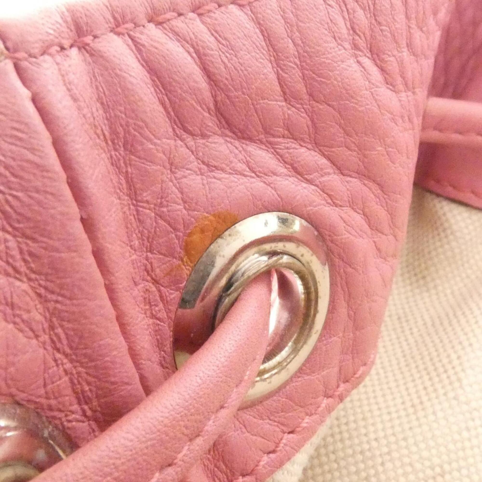 Gucci Pink Leather Backpack (Pre-Owned)