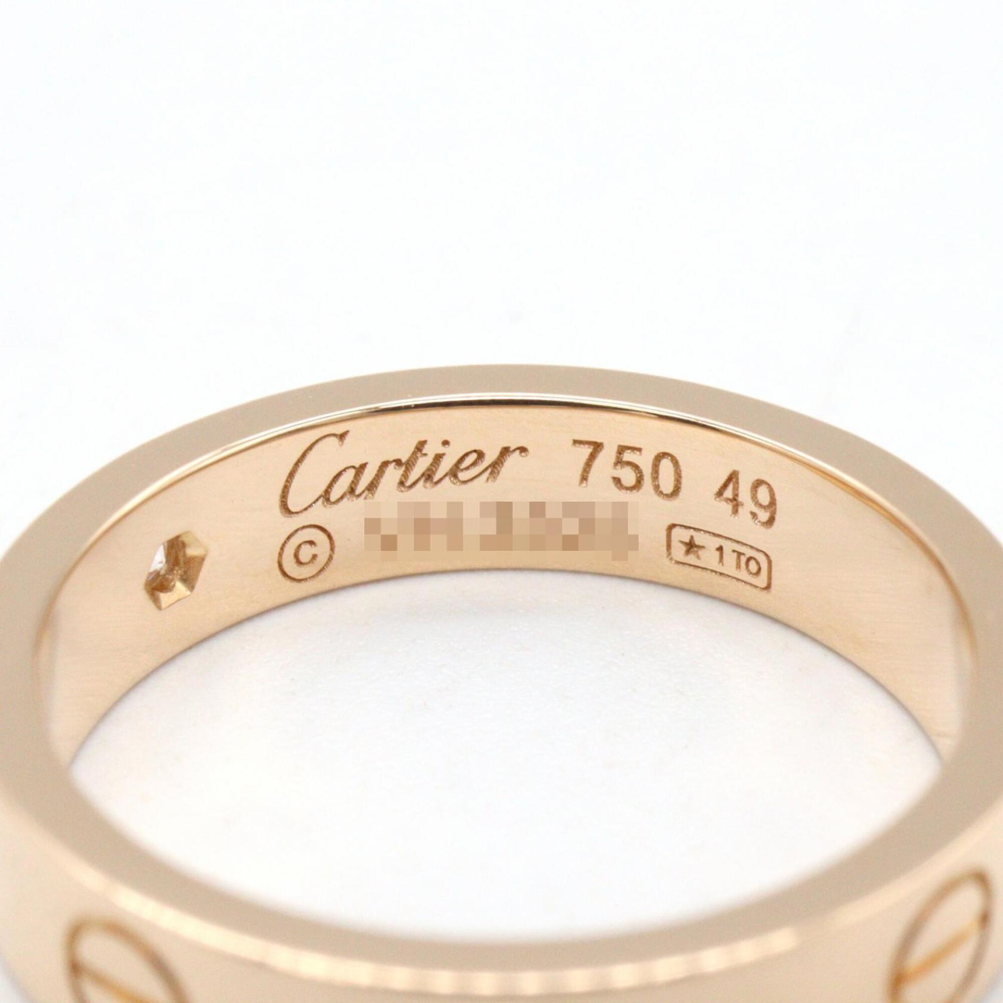 Cartier Gold Clear Pink Gold (18K) Band Ring (Pre-Owned)